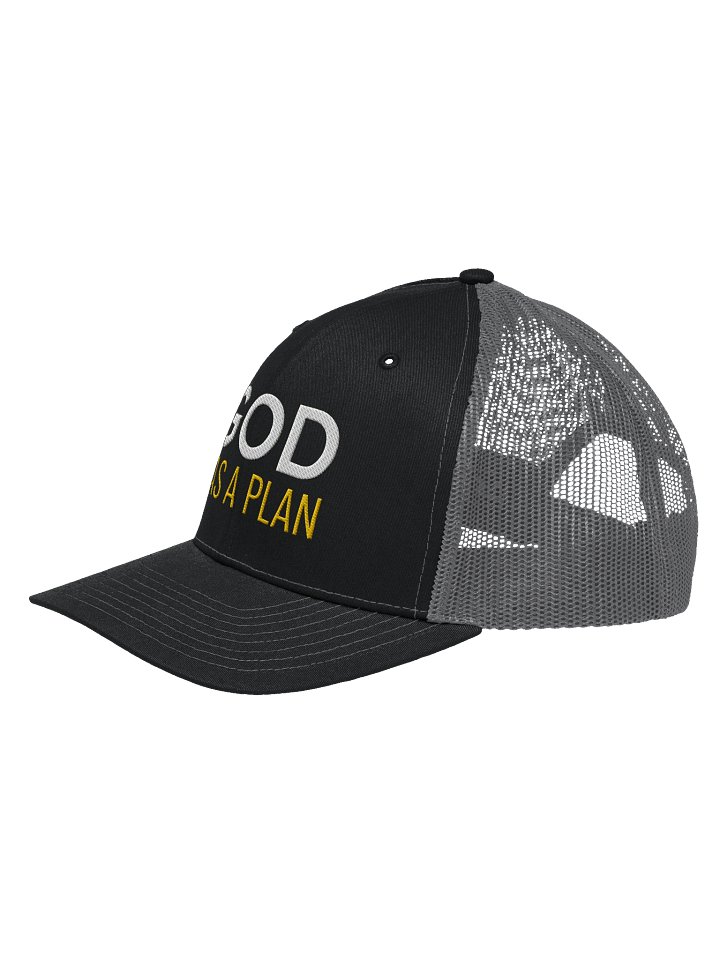 "GOD HAS A PLAN" Richardson Trucker Hat - Premium Embroidered Christian Apparel product image (13)