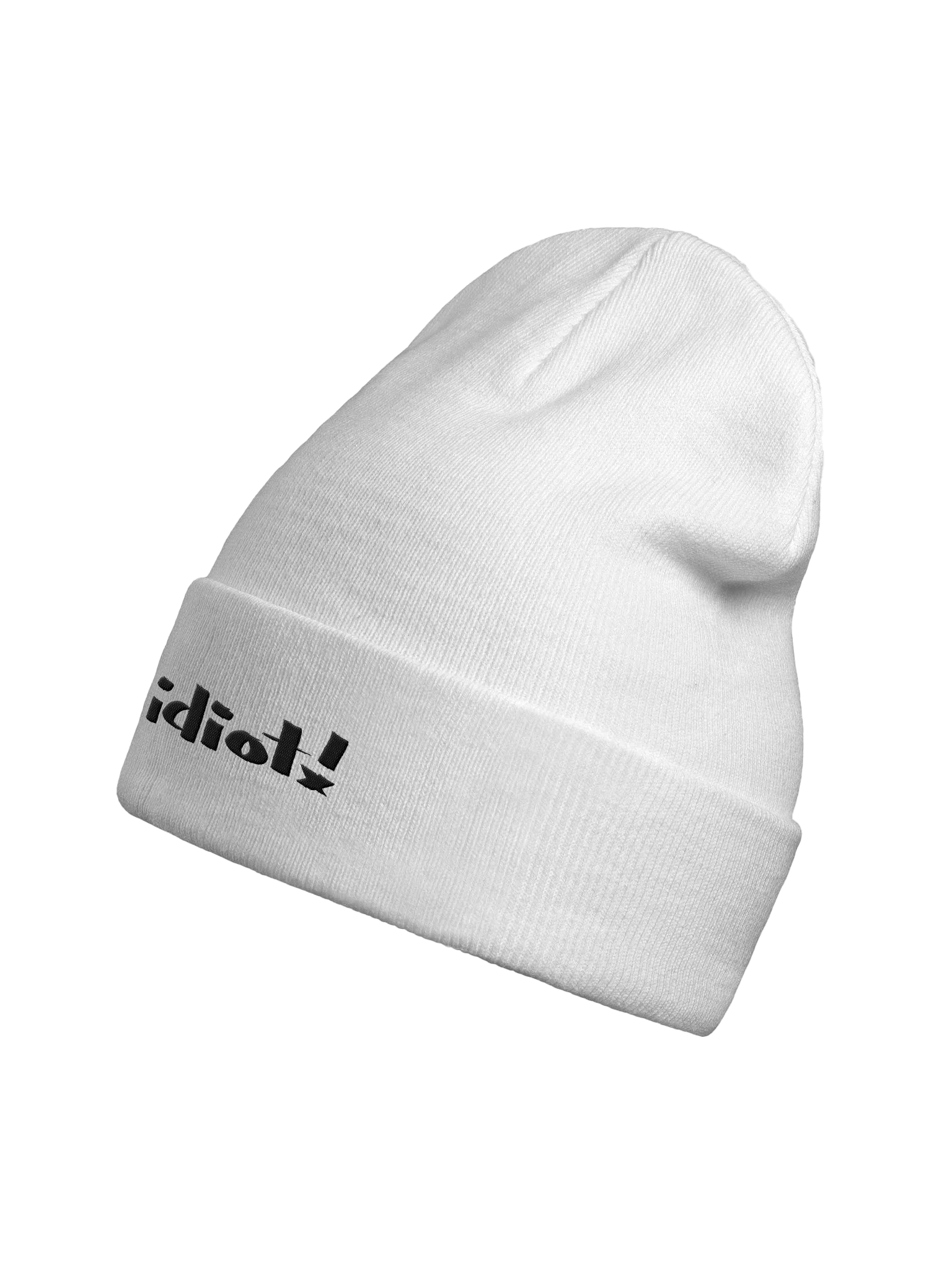 Idiot! Bold Beanie (light mode) product image (2)