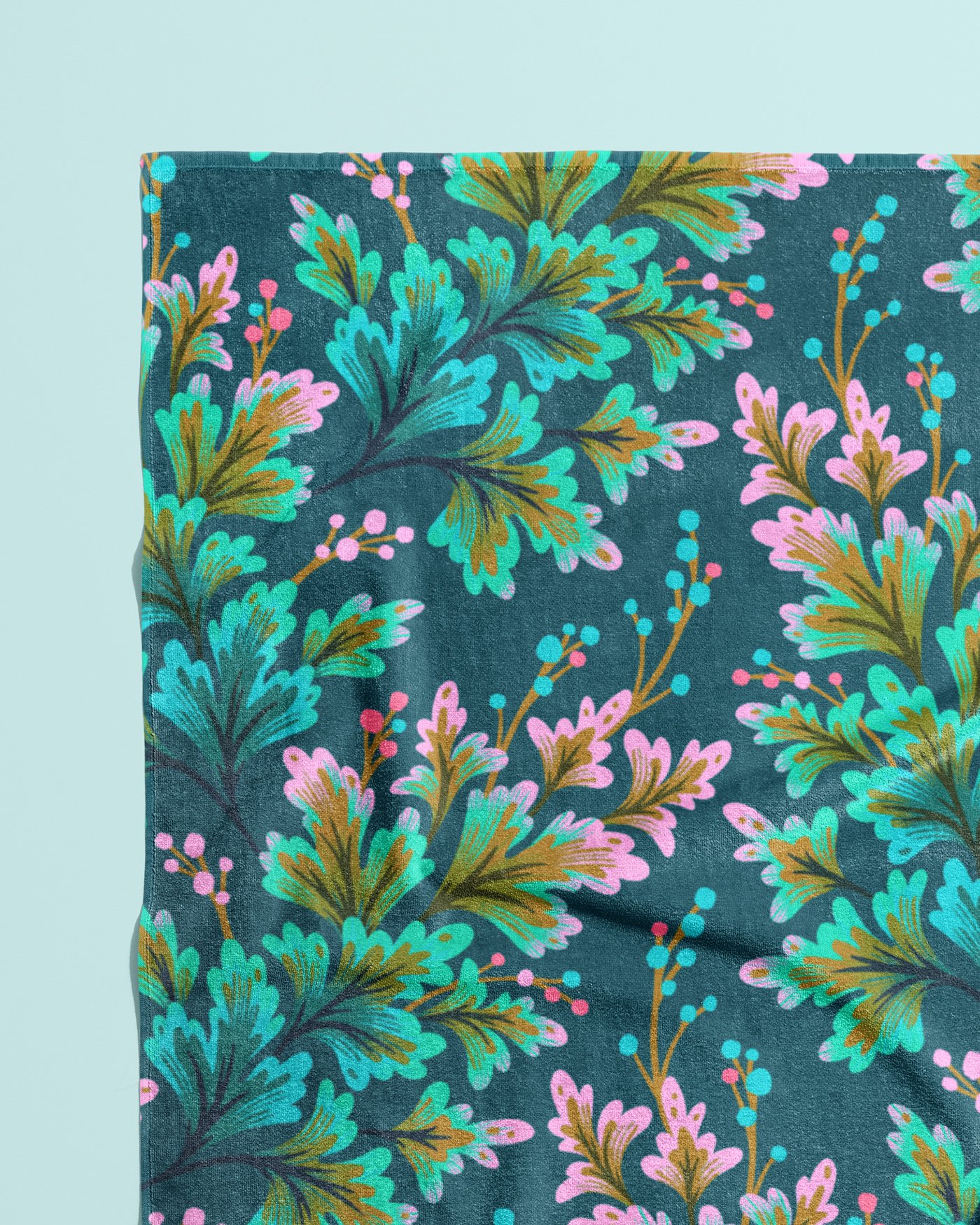 Beach Towel - Frilled Foliage / Green product image (3)