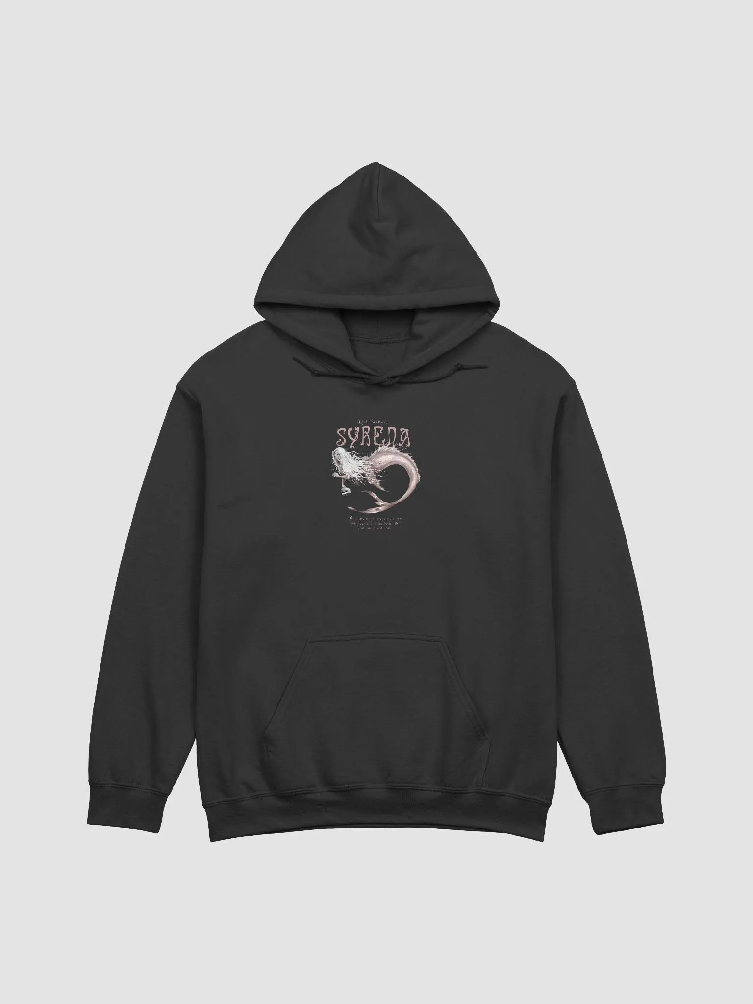 'Syrena' Official Merch Hoodie (small artwork) product image (1)