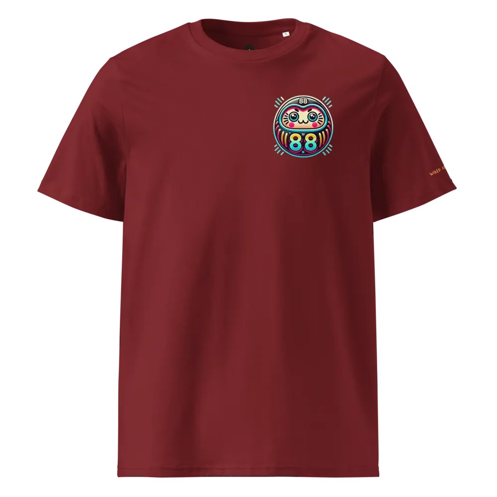 Prosperity 88 オーガニックコットンだるま人形 ユニセックスTシャツ product image (1)