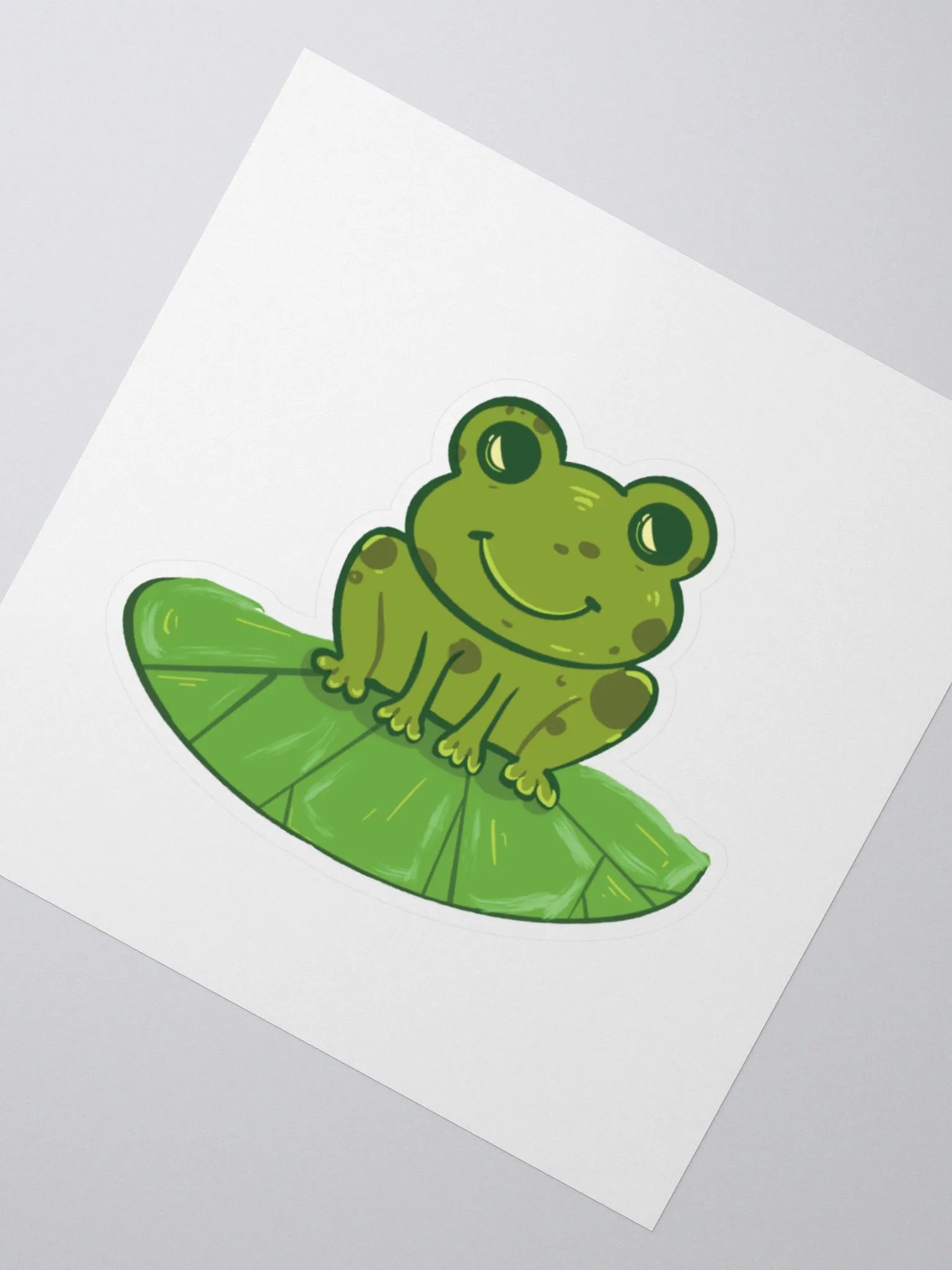 Green creature sticker (Kiss Cut Sticker) product image (2)