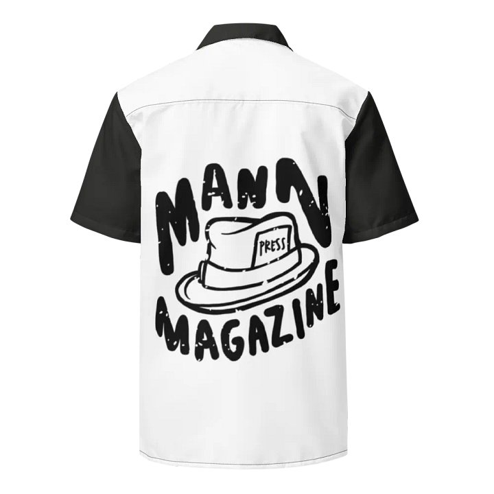 MANN Magazine Press Hat Style Black Overshirt product image (1)