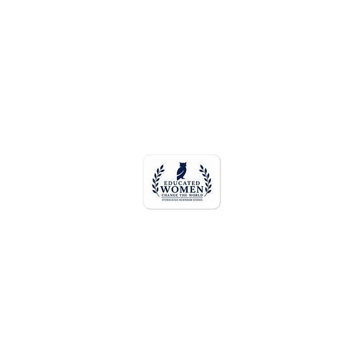 Educated Women Change the World Sticker product image (1)