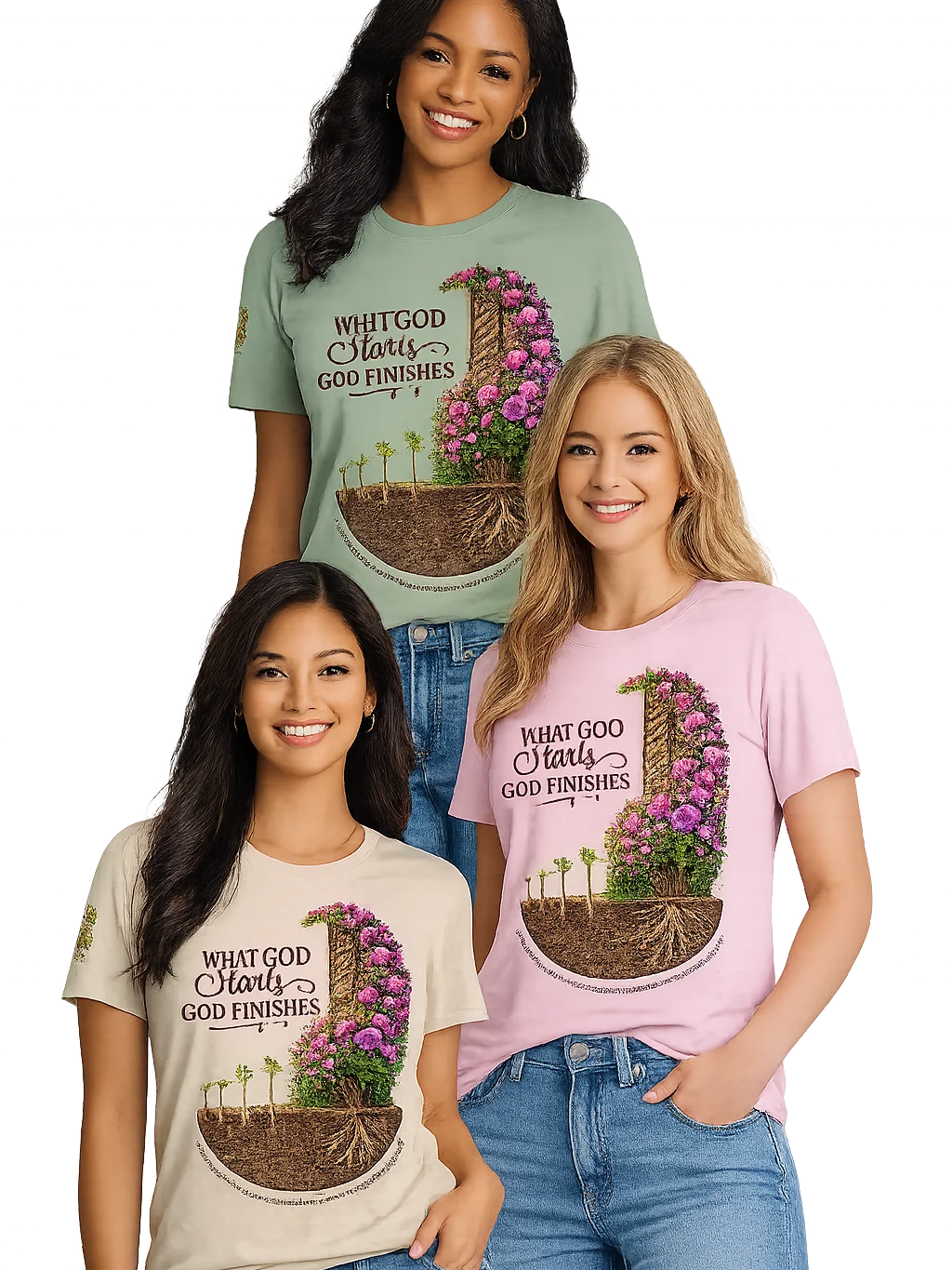 What God Starts T-Shirt product image (1)
