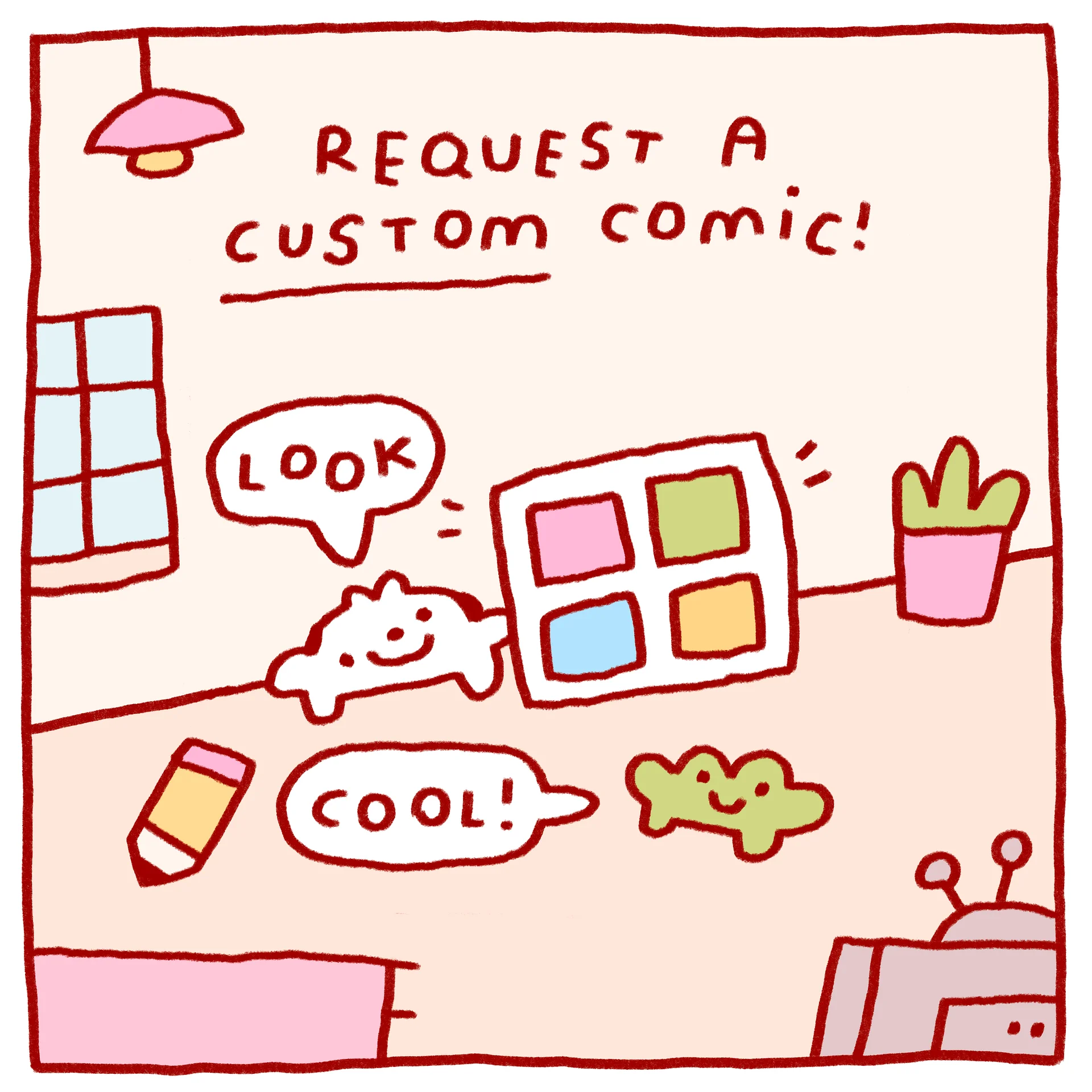 Request a Custom Momo & Forg Comic! product image (1)