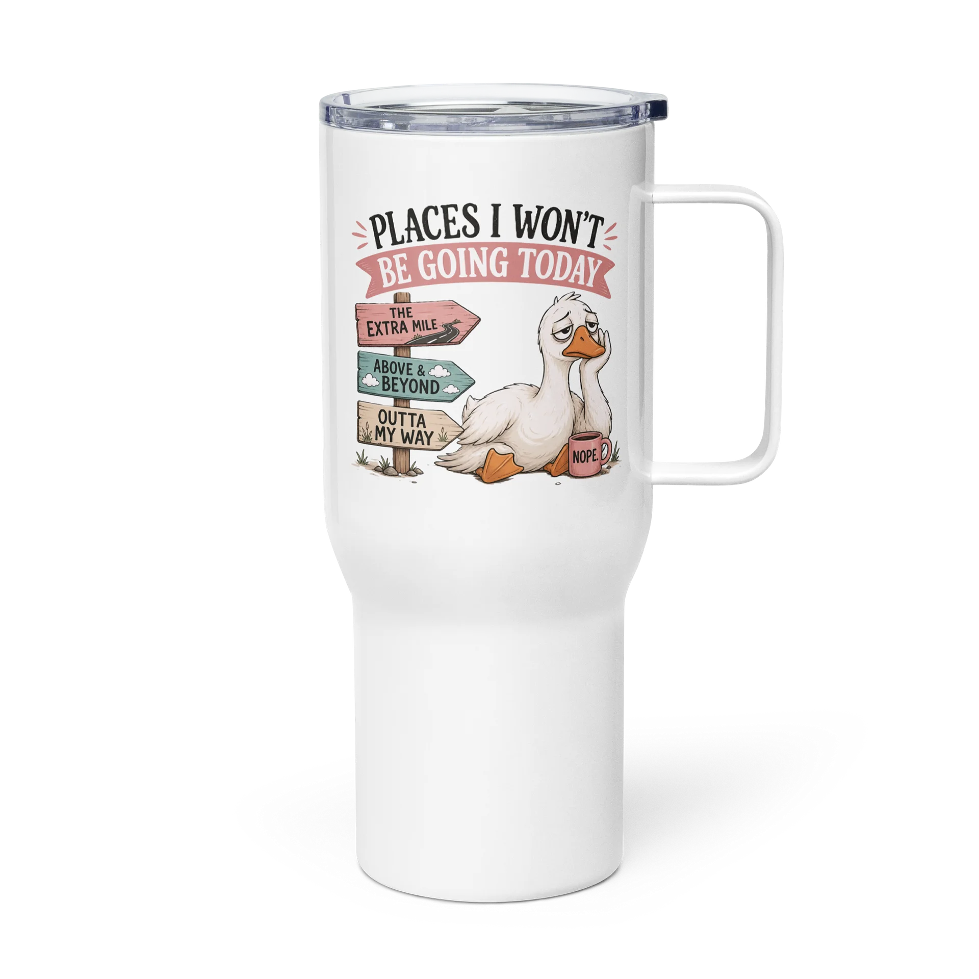 Nope Duck Travel Mug product image (7)