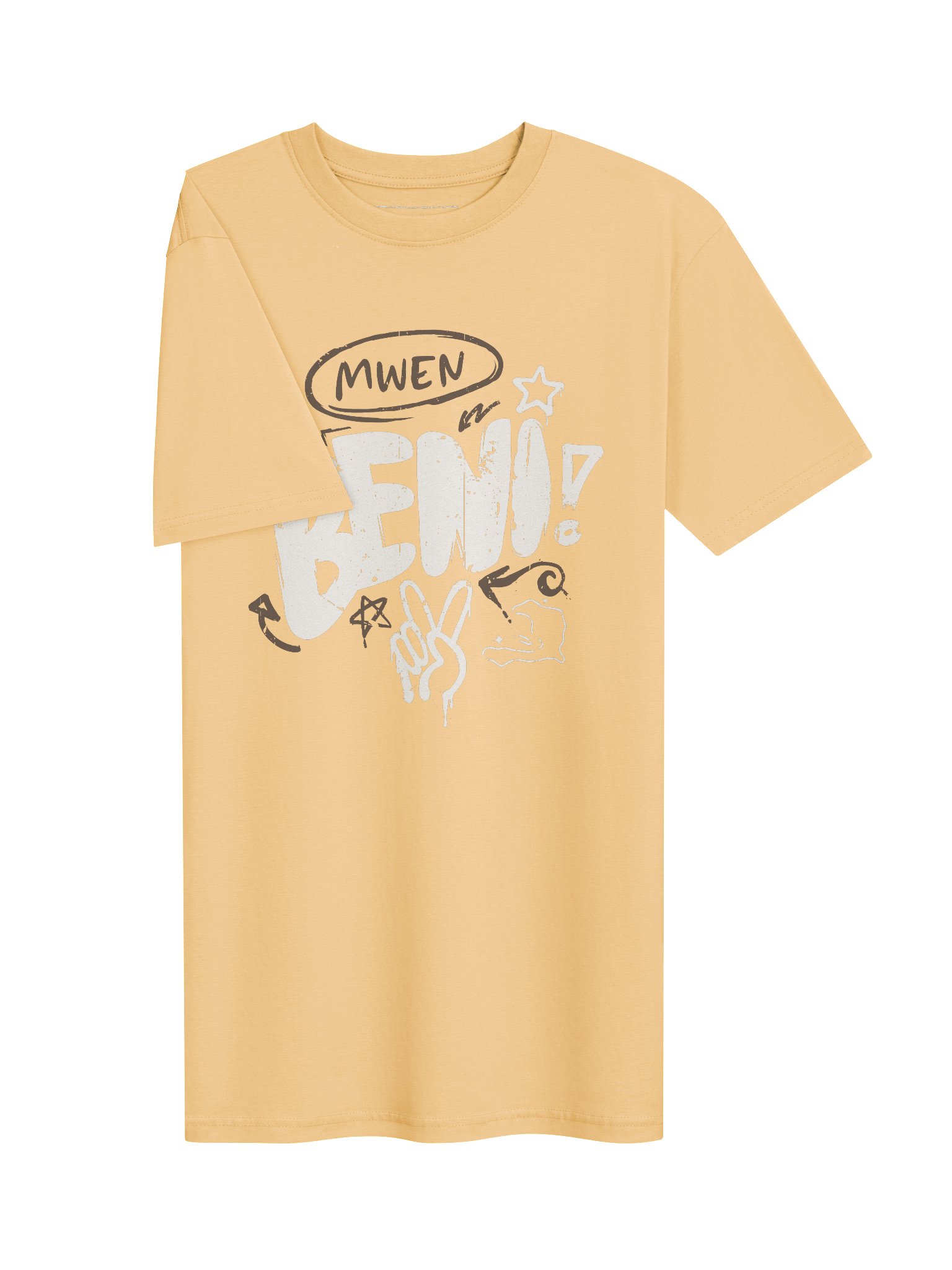 Mwen BENI Street Art Graffiti Men's Tee product image (3)
