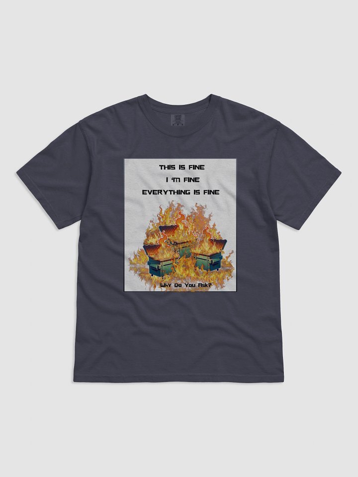 Dumpster Fire (white background) Graphic-T product image (4)