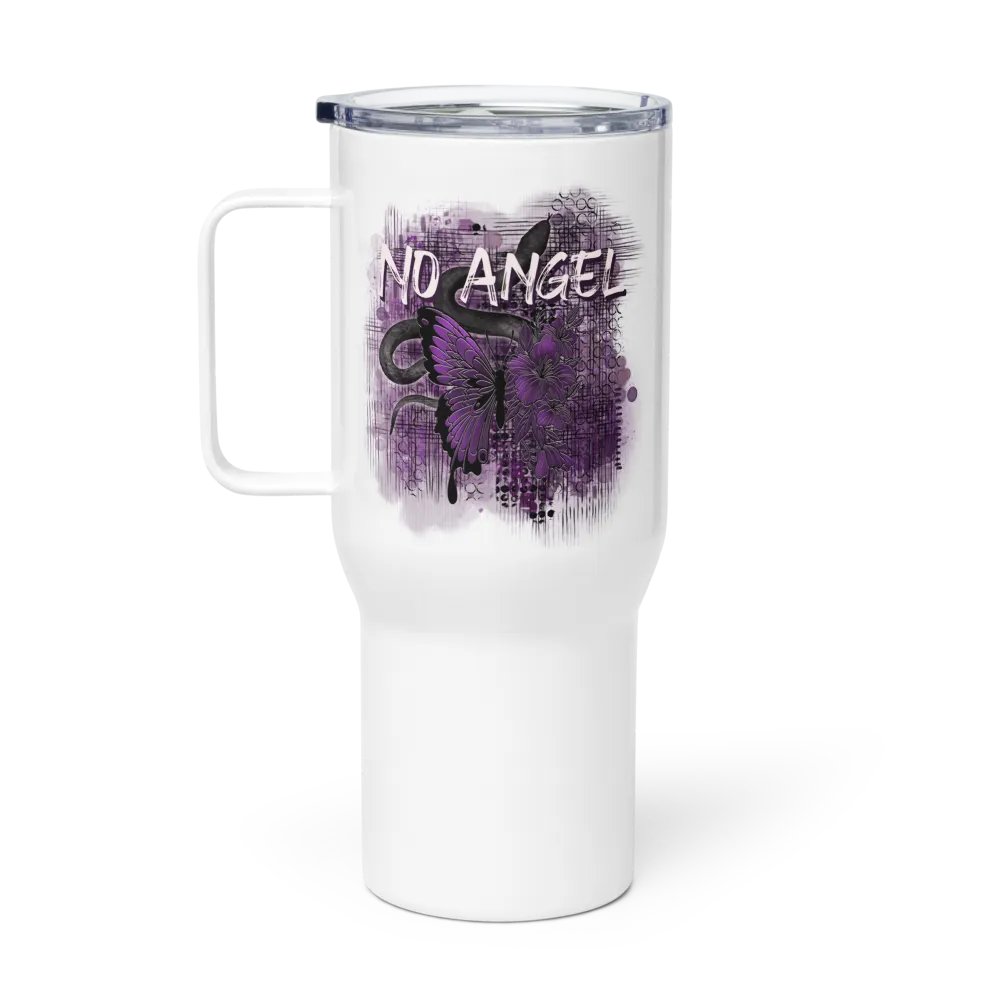 No Angel Purple Soft Grunge Travel Mug w/ Handle product image (6)