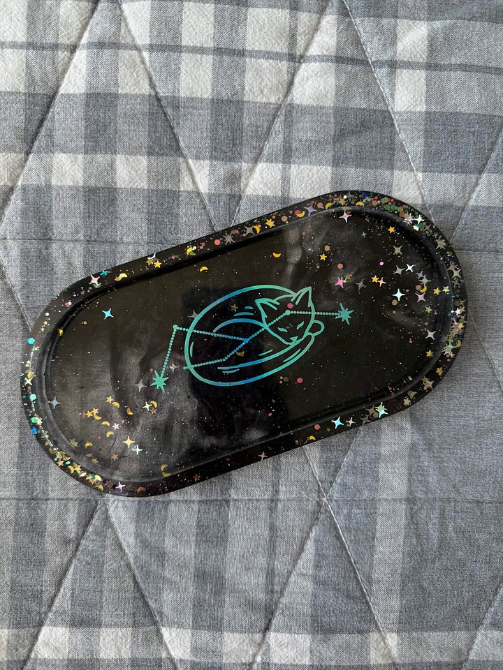 Galaxy Cat Pill Tray product image (2)