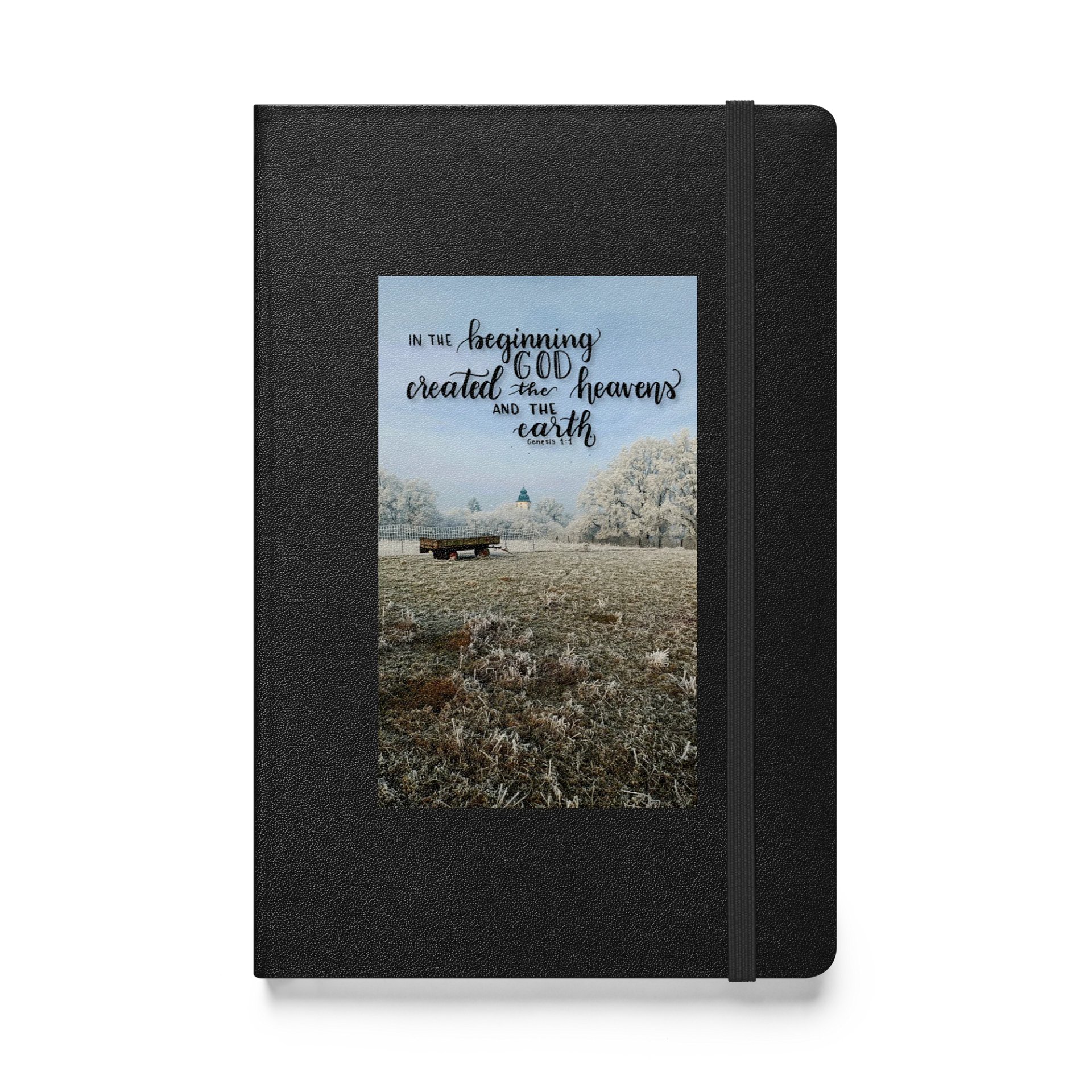 Lined Journal - Genesis 1:1 on Winter Landscape product image (1)