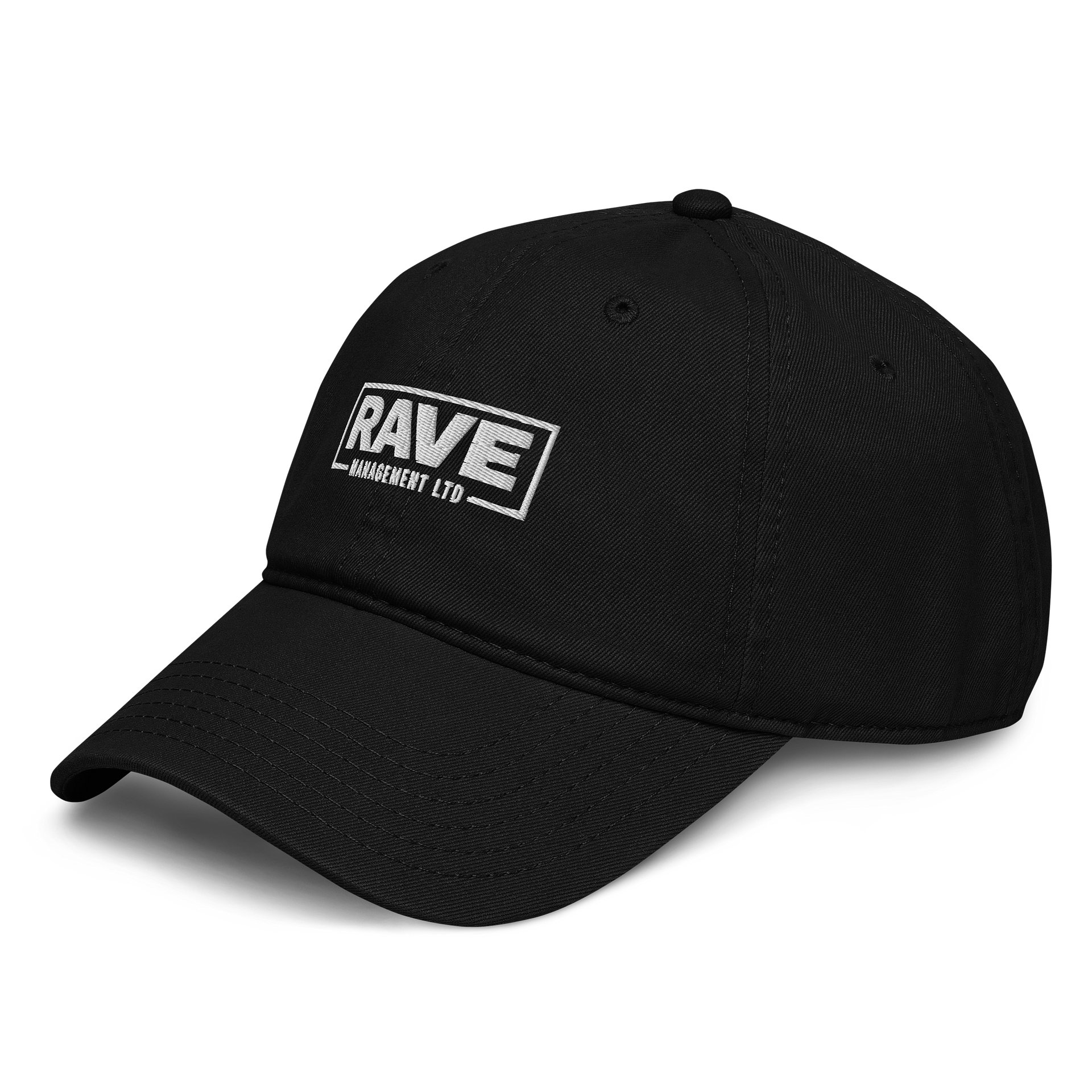 Rave Management Ltd™ Washed Baseball Cap - Embroidered Logo product image (3)