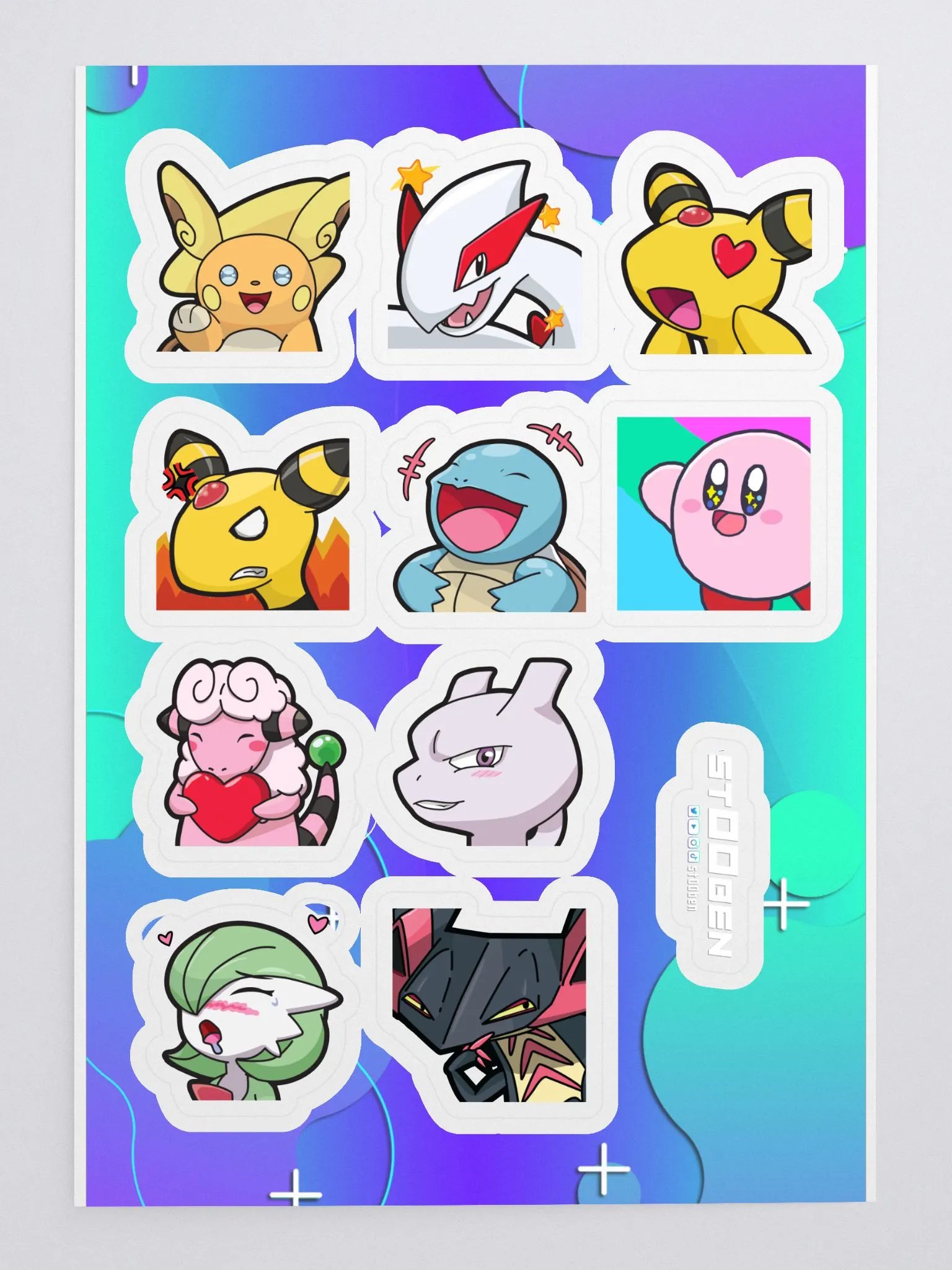 Emote Sticker Sheet! product image (3)