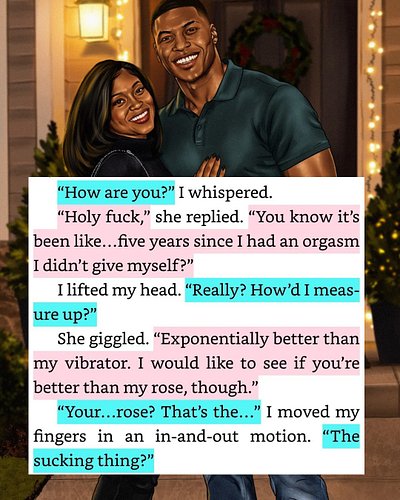 Saidah’s arms hung loose over my shoulders as she panted hot breath across my skin. 

“How are you?” I whispered. 

“You know...