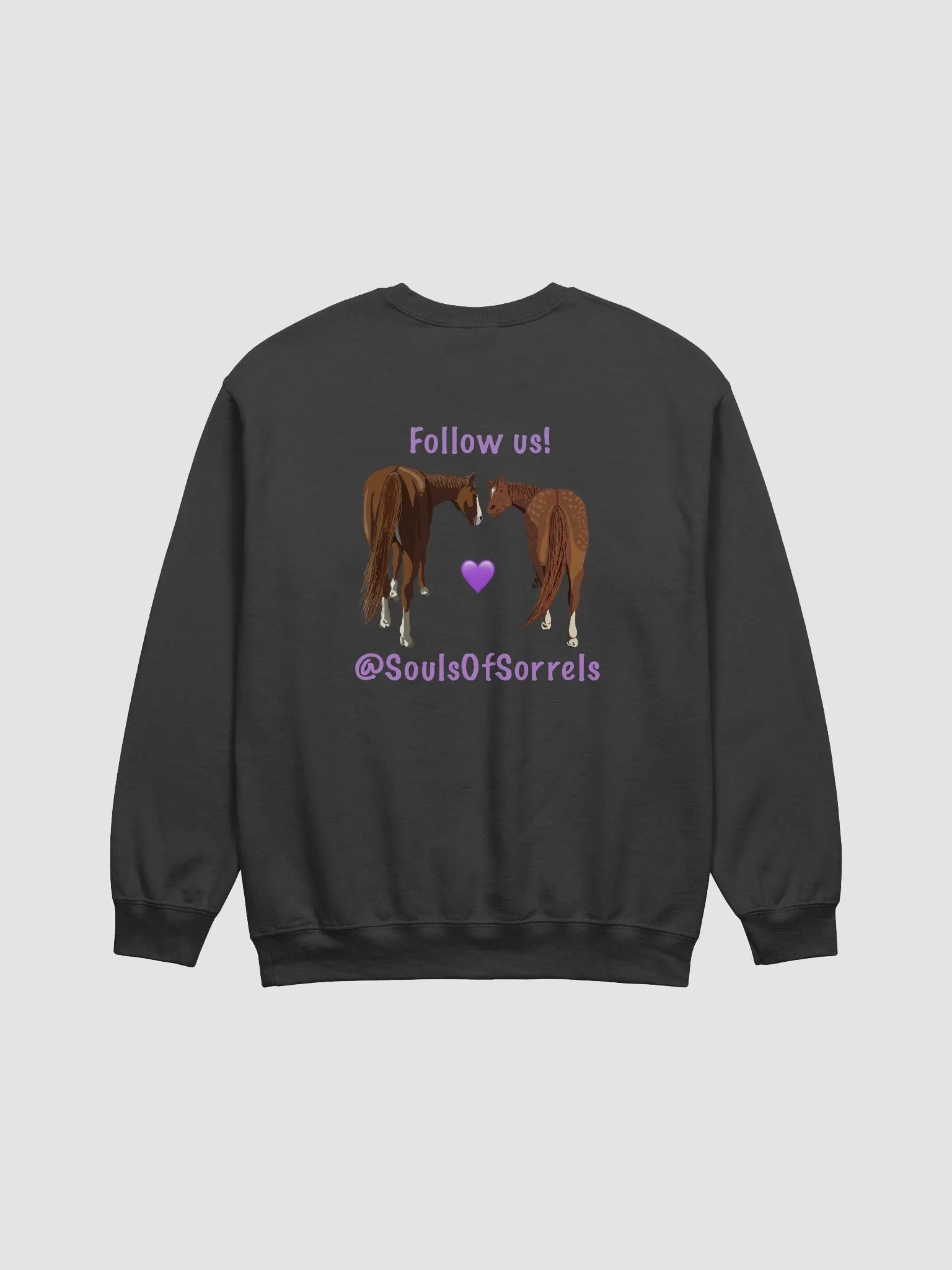 Follow Us Crewneck Sweatshirt, dark colors product image (2)