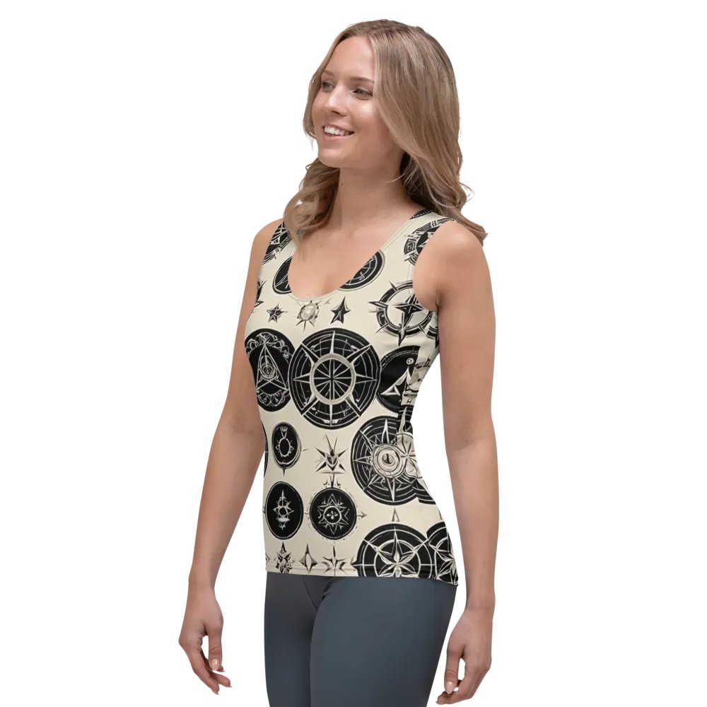 Cream Symbology Tank Top product image (4)