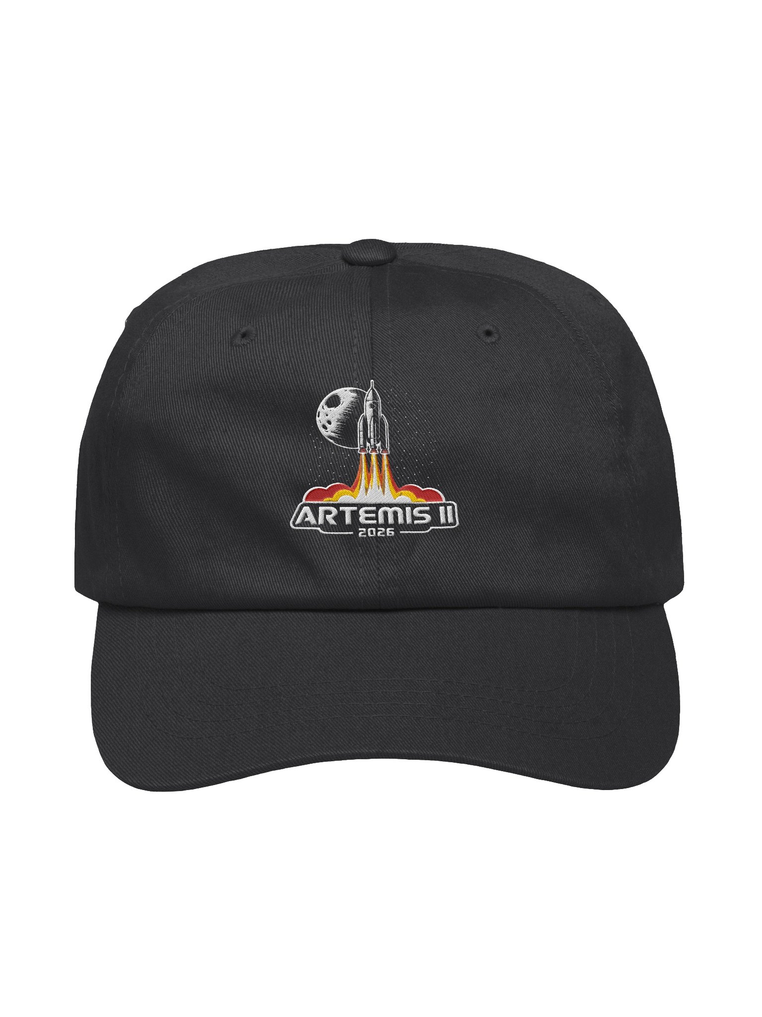 Artemis II Launch to The Moon Retro Space Mission 2026 Hat product image (1)