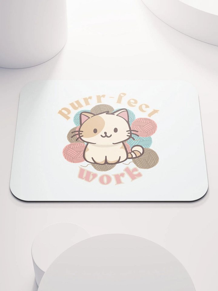 Purr-fect Workspace Mouse Pad product image (1)