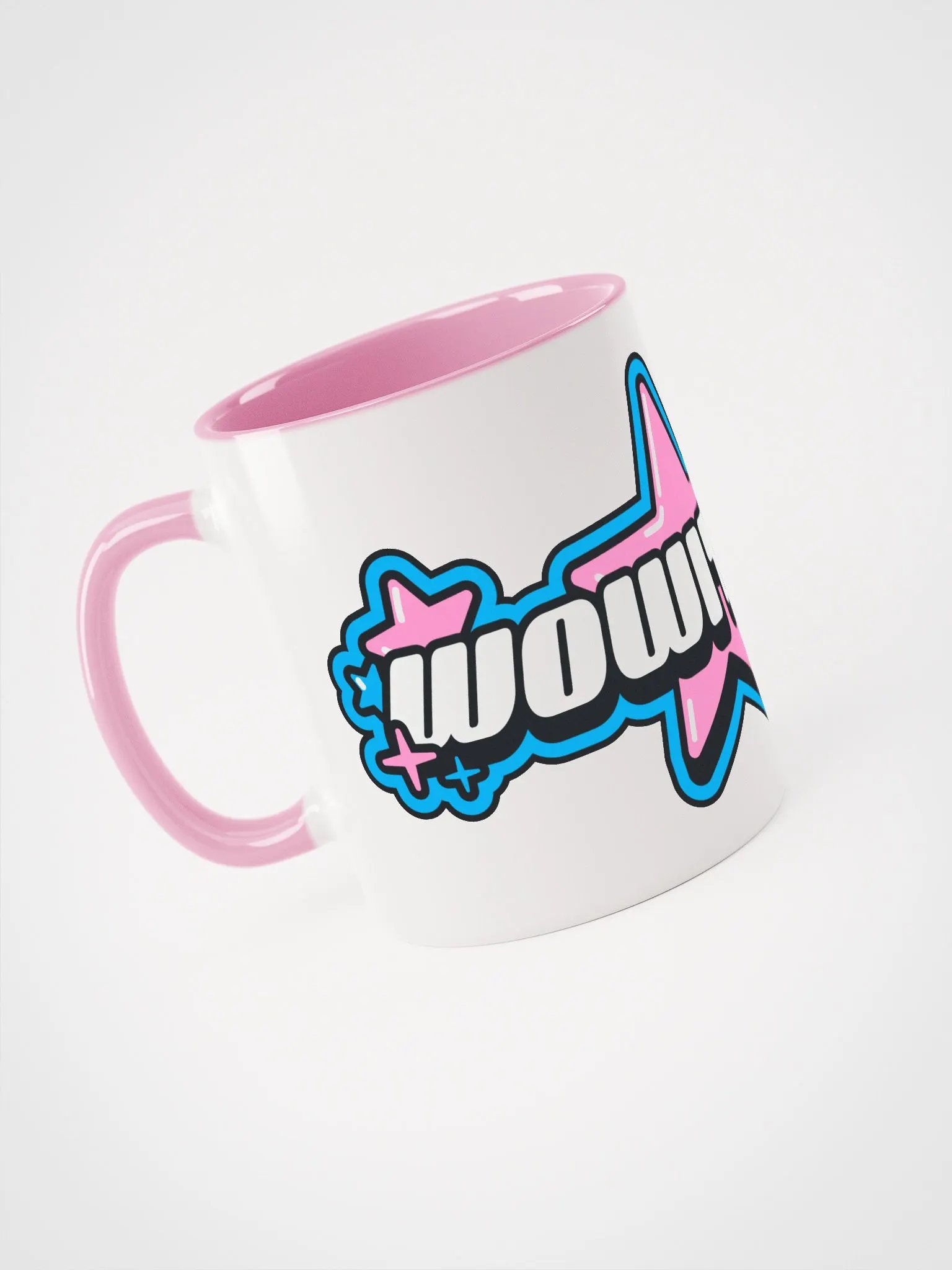 WOWITSRG - PINK STAR LOGO MUG product image (1)