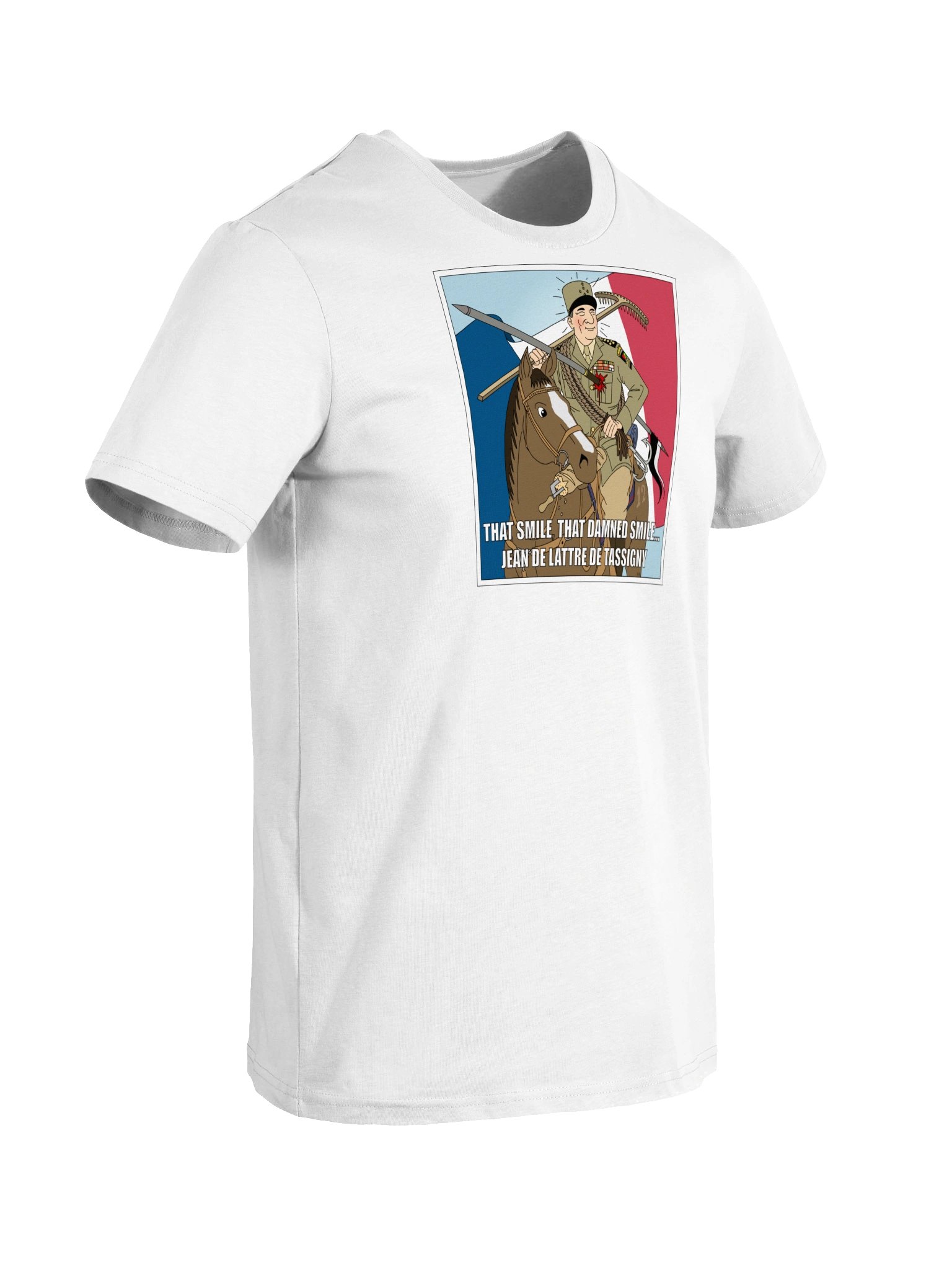 That smile, That damn smile - Jean De Lattre De Tassigny (Organic unisex T-shirt) product image (8)