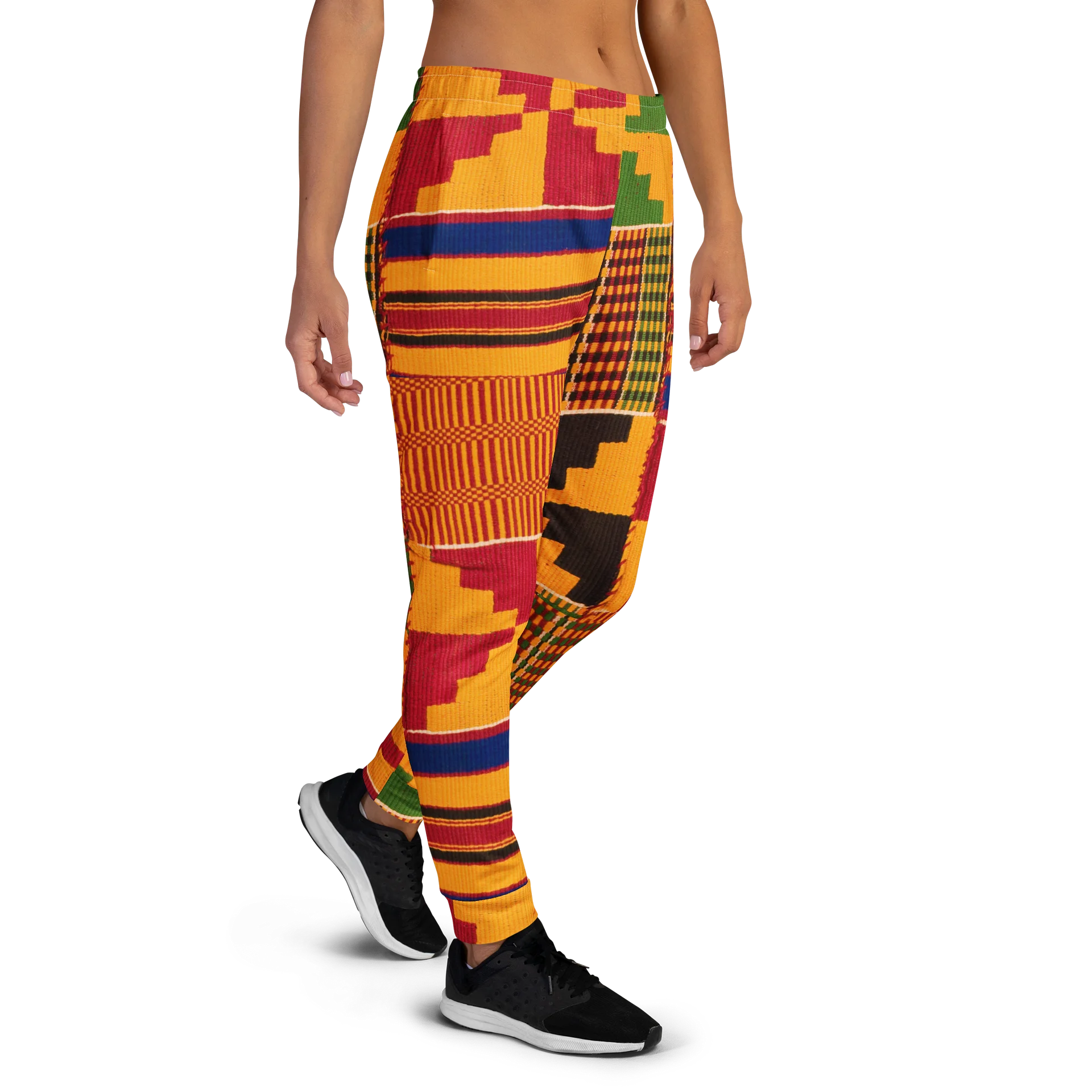 Kente Print Joggers — Women's product image (4)