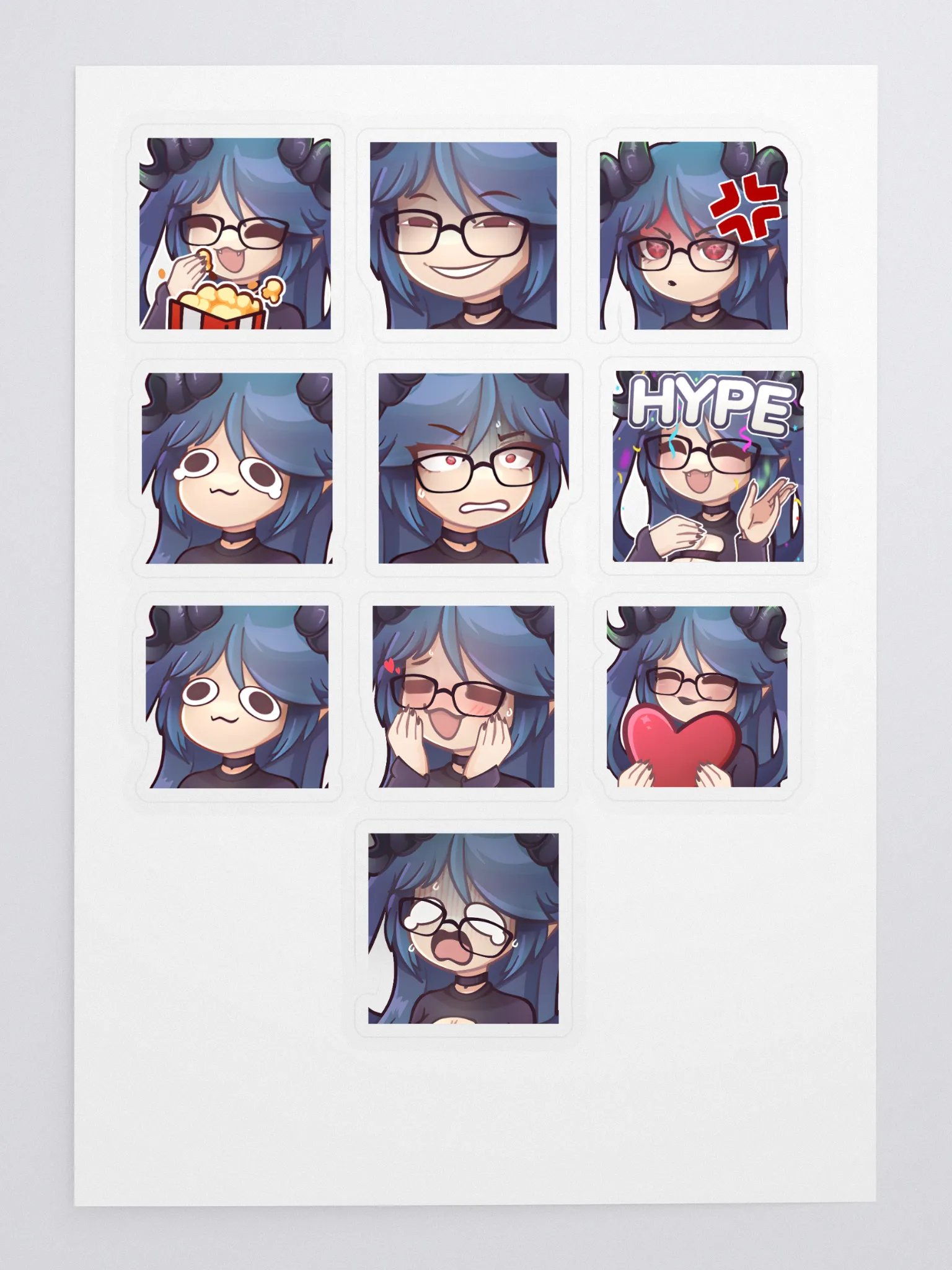 Emote Alien Demon Stickers product image (3)