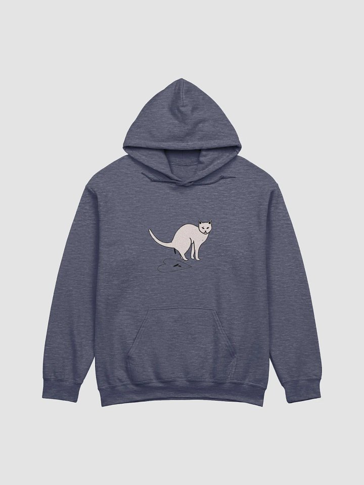 Cat Shitting On A Heart Hoodie product image (3)