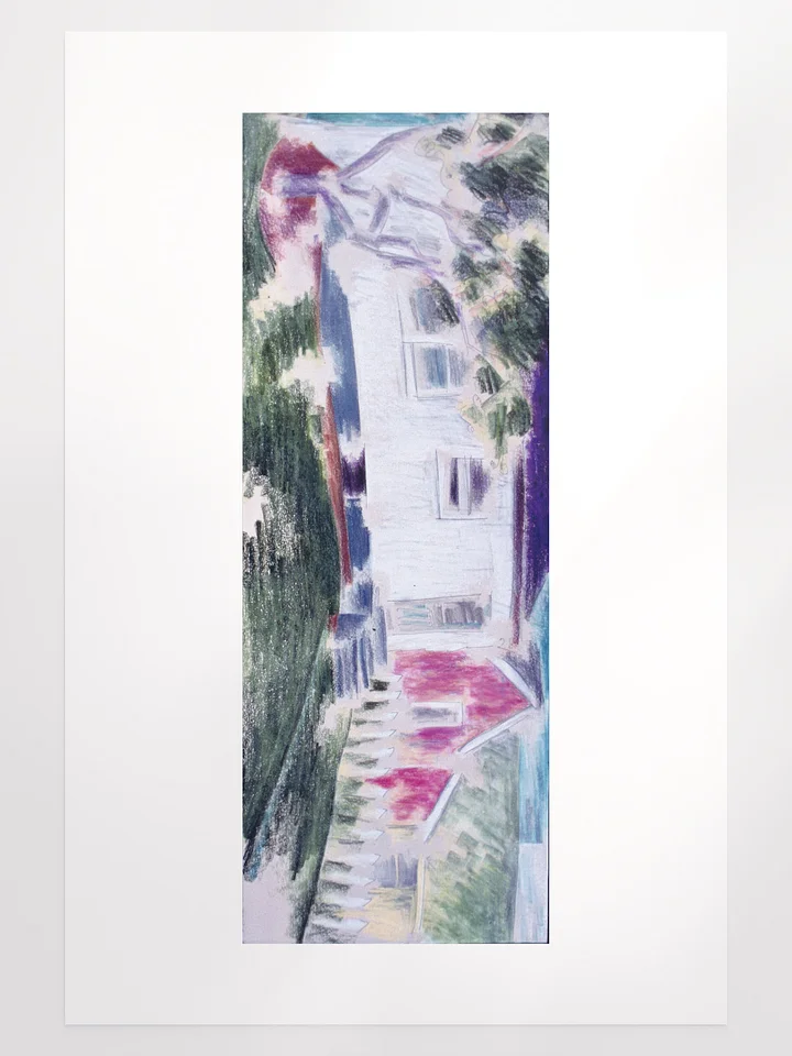 Three houses 1985 print product image (2)