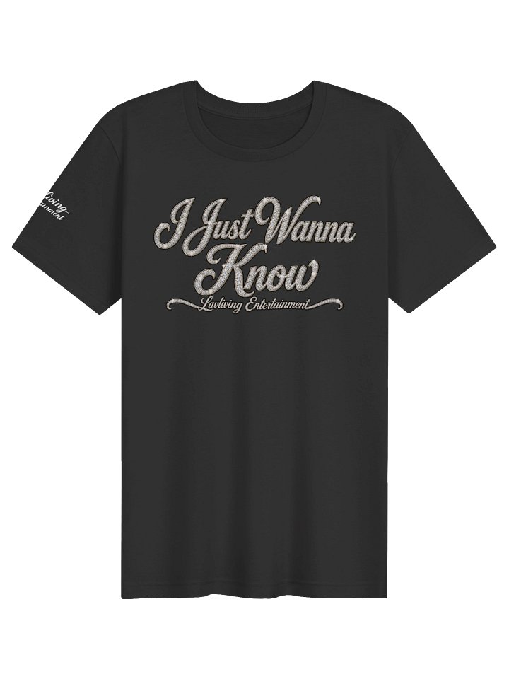 Lavliving — I Just Wanna Know Diamond Tee — actual product view