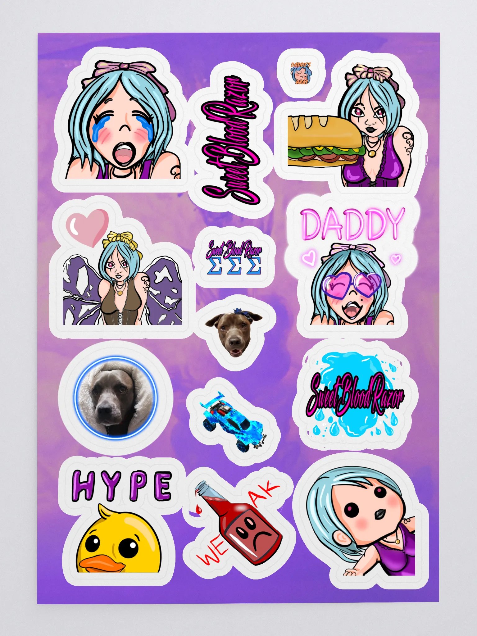 2023 Emote Sticker Sheet.2 product image (3)
