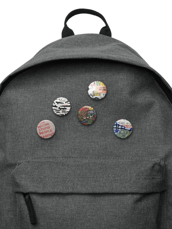 Tomorrow Is Back Pin Button Set product image (8)
