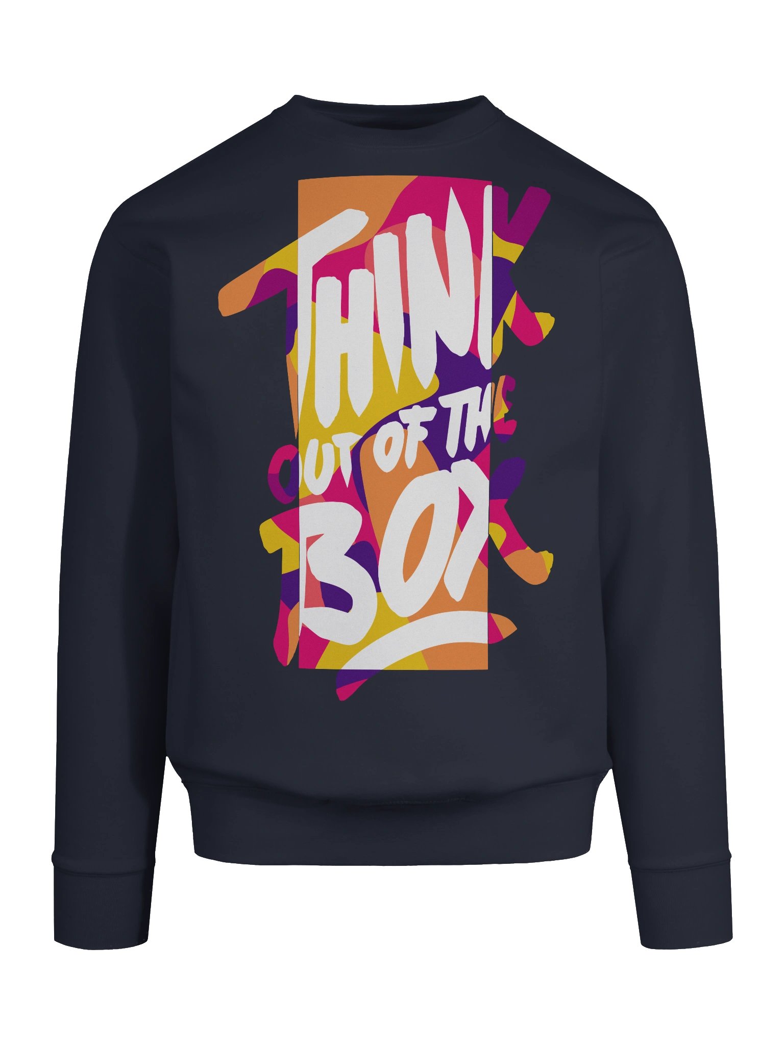 Think Out Of The Box Slogan Streetwear Sweatshirt product image (9)