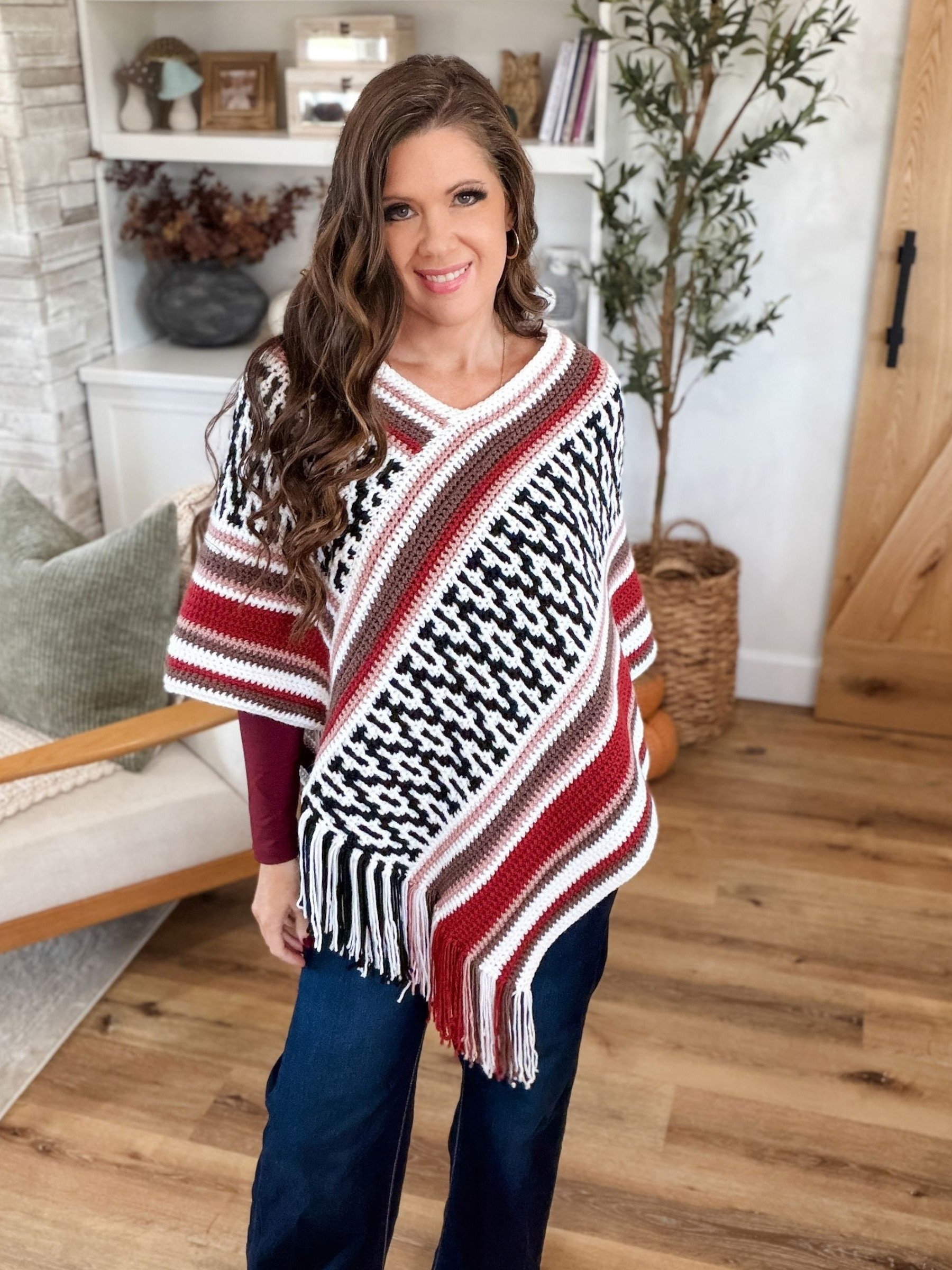 Painted Desert Poncho Crochet Pattern product image (1)