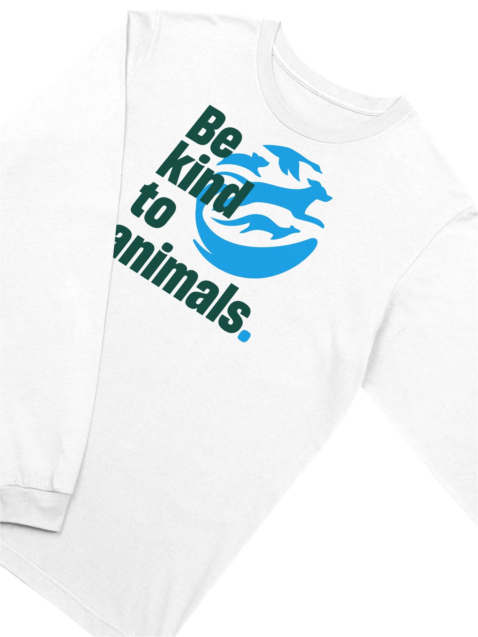 Be kind to animals - Long sleeve tee product image (3)