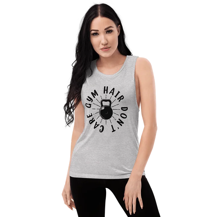 Hair Gym Don't Care - Flowy Muscle Tank product image (2)
