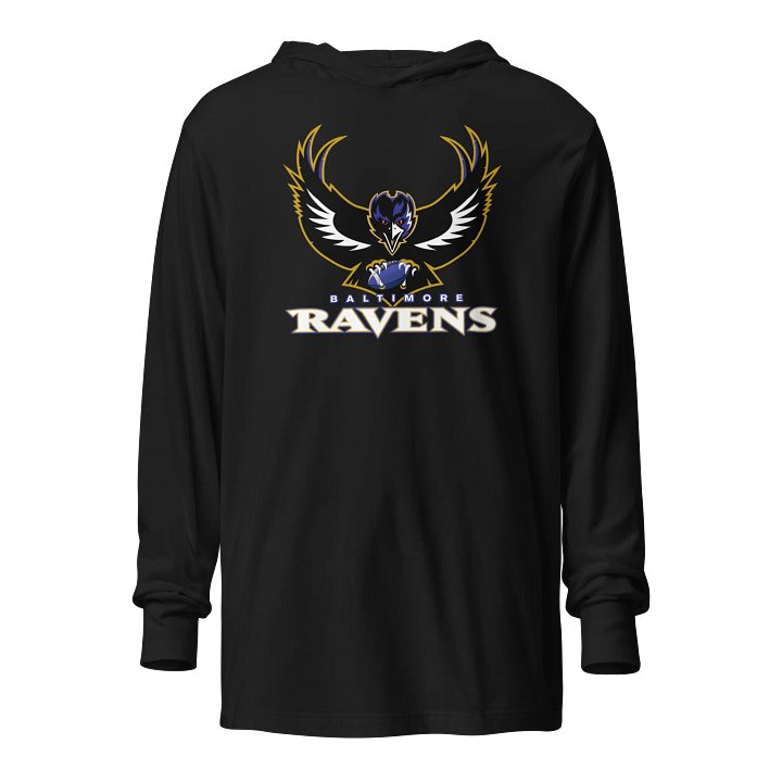 RAVENS - Fury Long Sleeve Hooded Tee product image (1)