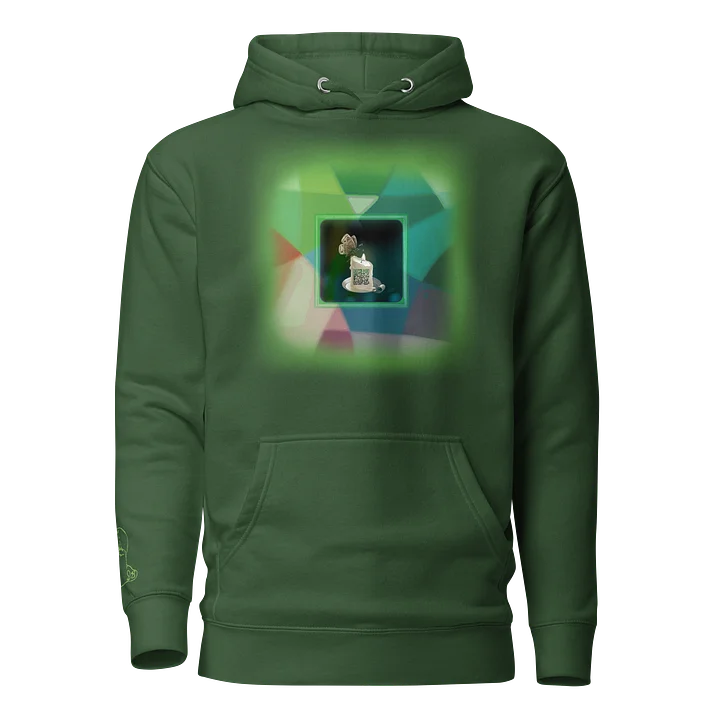 Your Moth, My Flame Embedded Music Hoodie (Green) product image (1)
