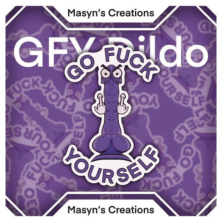 GFY Dildo Sticker product image (1)