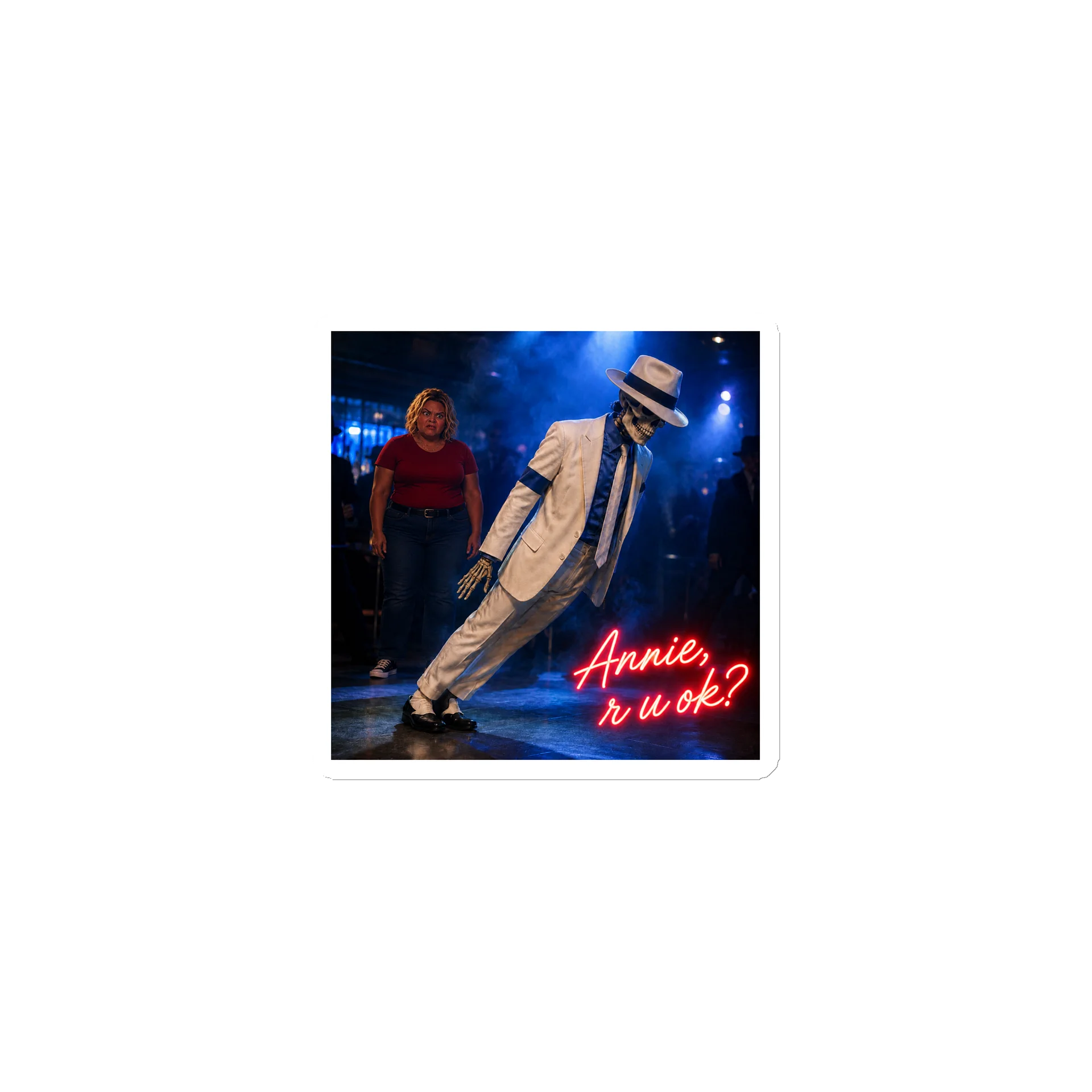 "Annie, r u ok?" Die-Cut Magnets product image (1)