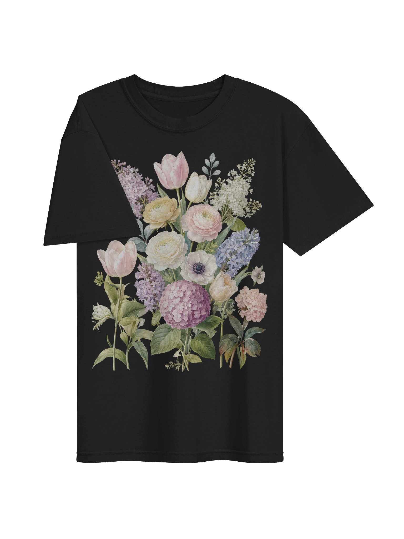Flower Bouquet Shirt, Floral Shirt for Women, Comfort Colors Unisex T-Shirt, Spring Garden Graphic Tee product image (18)