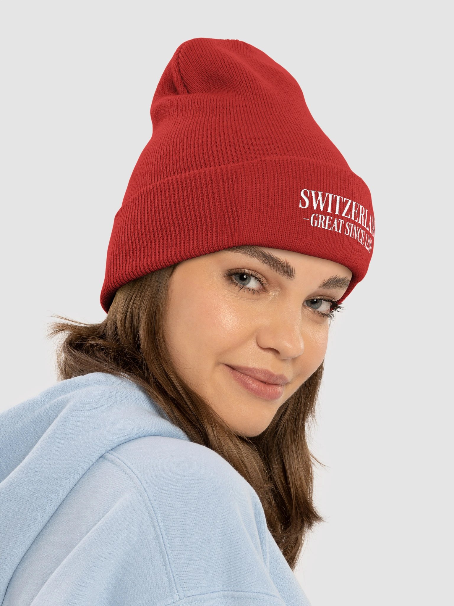 Switzerland Great Since 1291 Beanie – Schweizer Wintermütze product image (65)