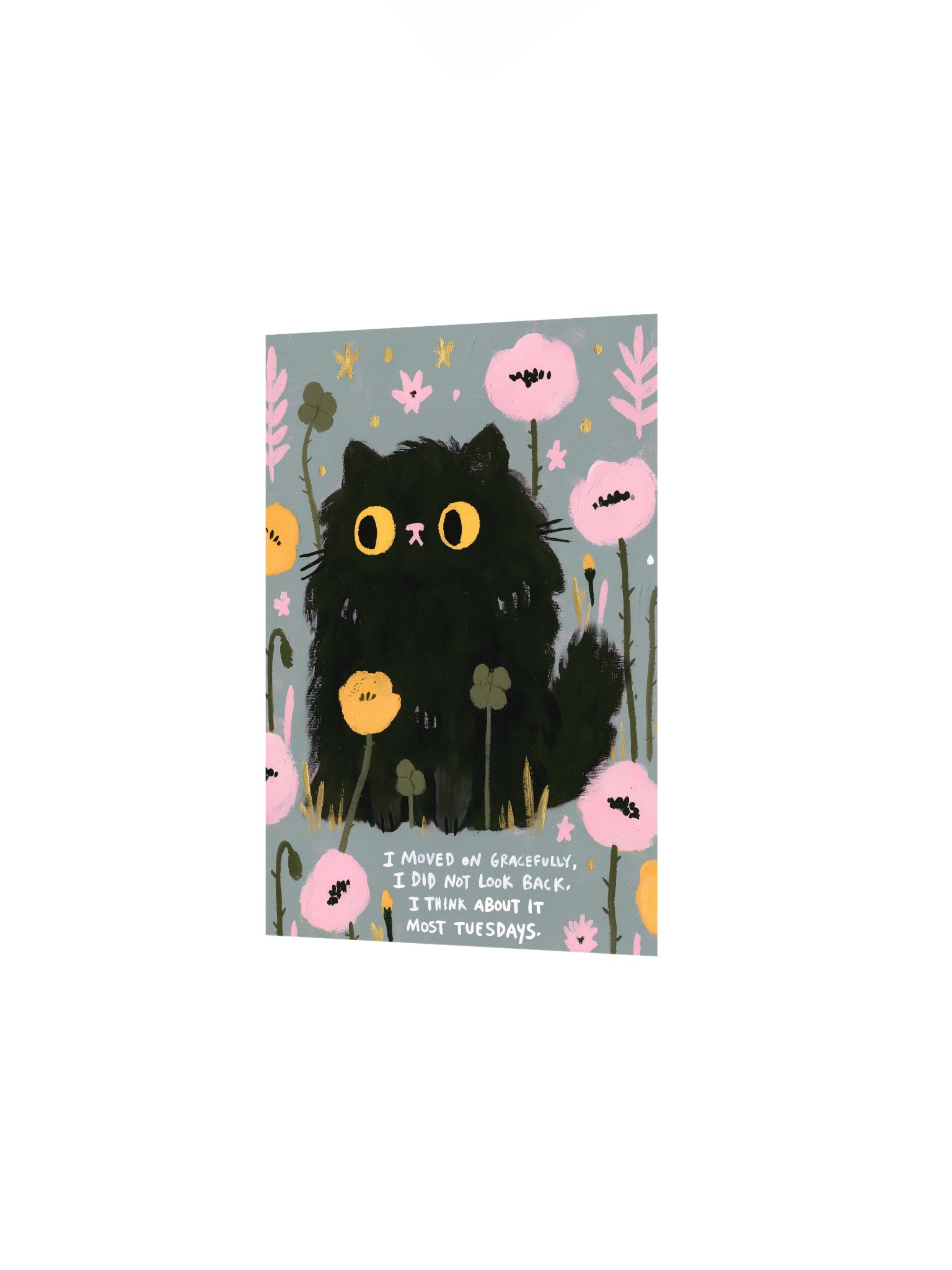 Graceful Black Cat Quote Poster product image (16)