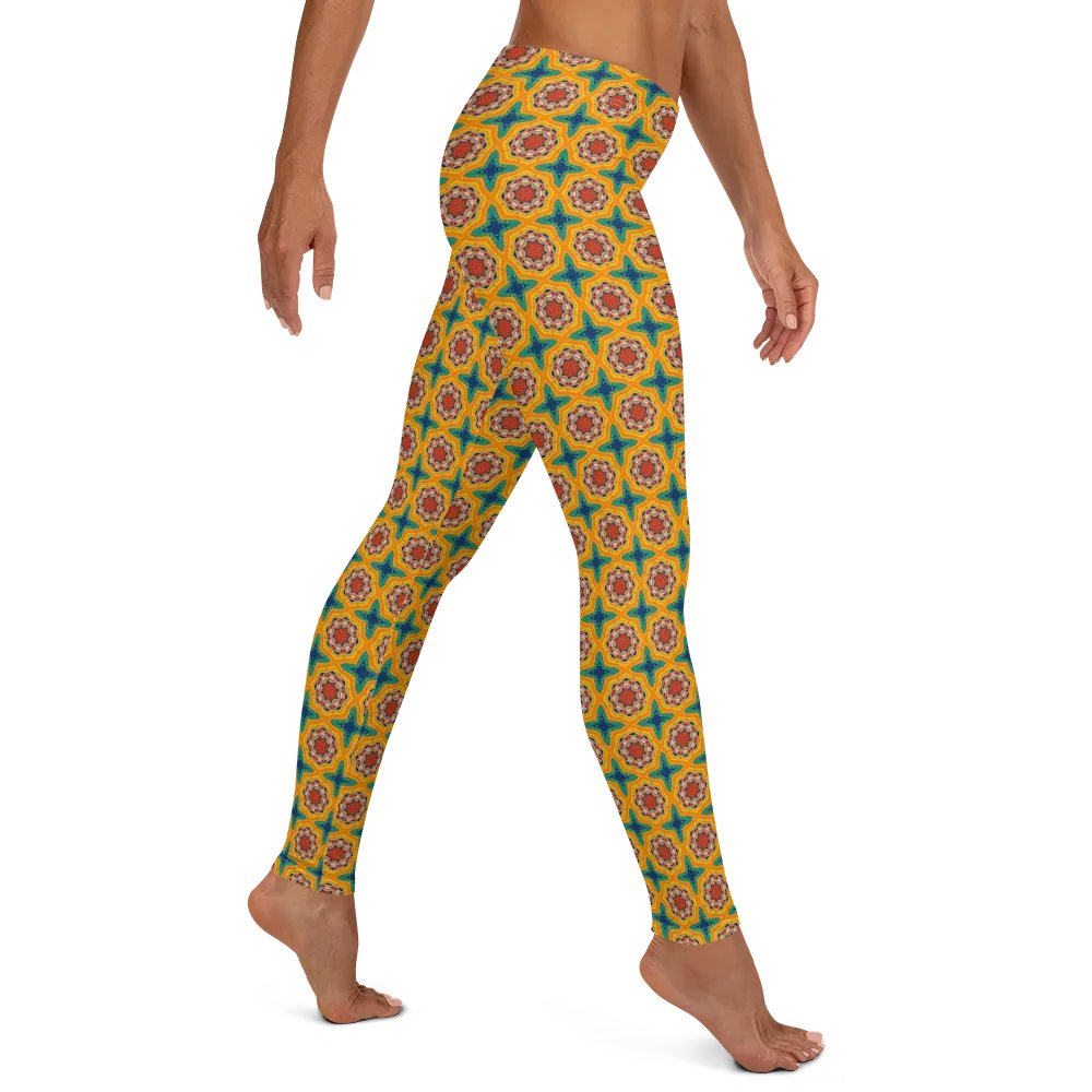 Yellow Bloom Leggings product image (4)
