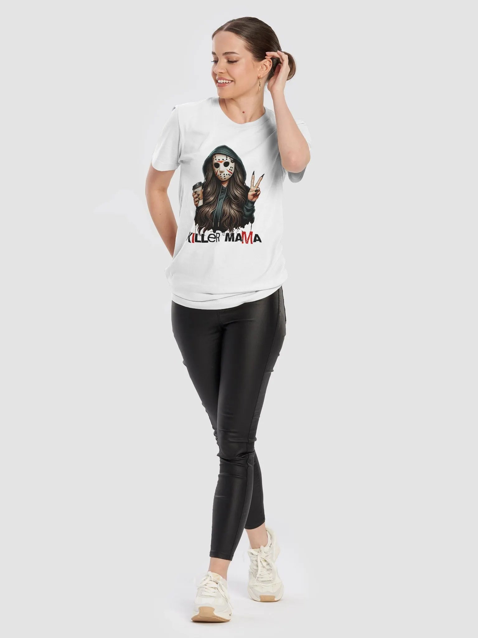 Killer Mama Peace Sign T-Shirt product image (31)