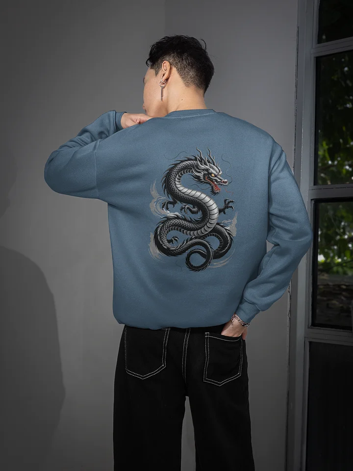 "Ryū" Japanese Dragon Kanji Hoodie | Traditional Tattoo Art Streetwear Sweatshirt product image (1)
