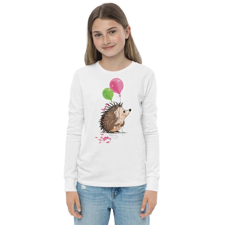 Hedgehog and balloons product image (1)