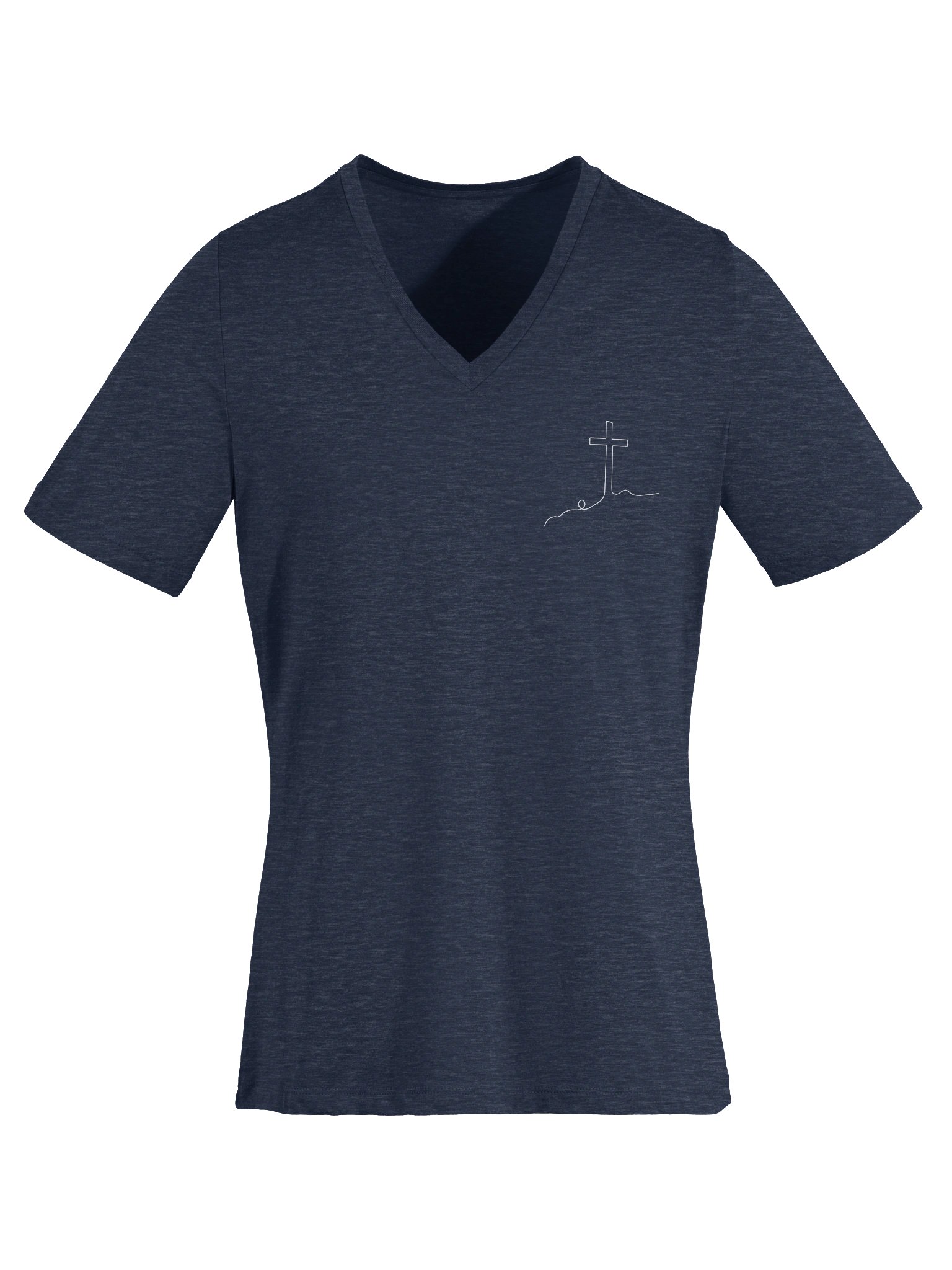 Ask Me About Jesus Relaxed V-Neck product image (6)