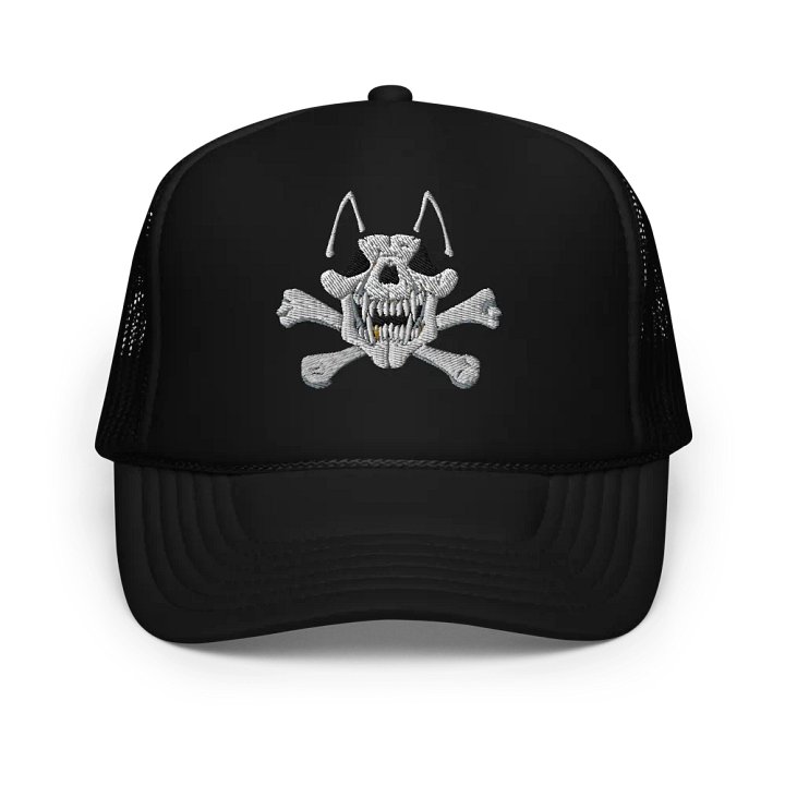 Mongrel Skull and Bones trucker hat product image (1)