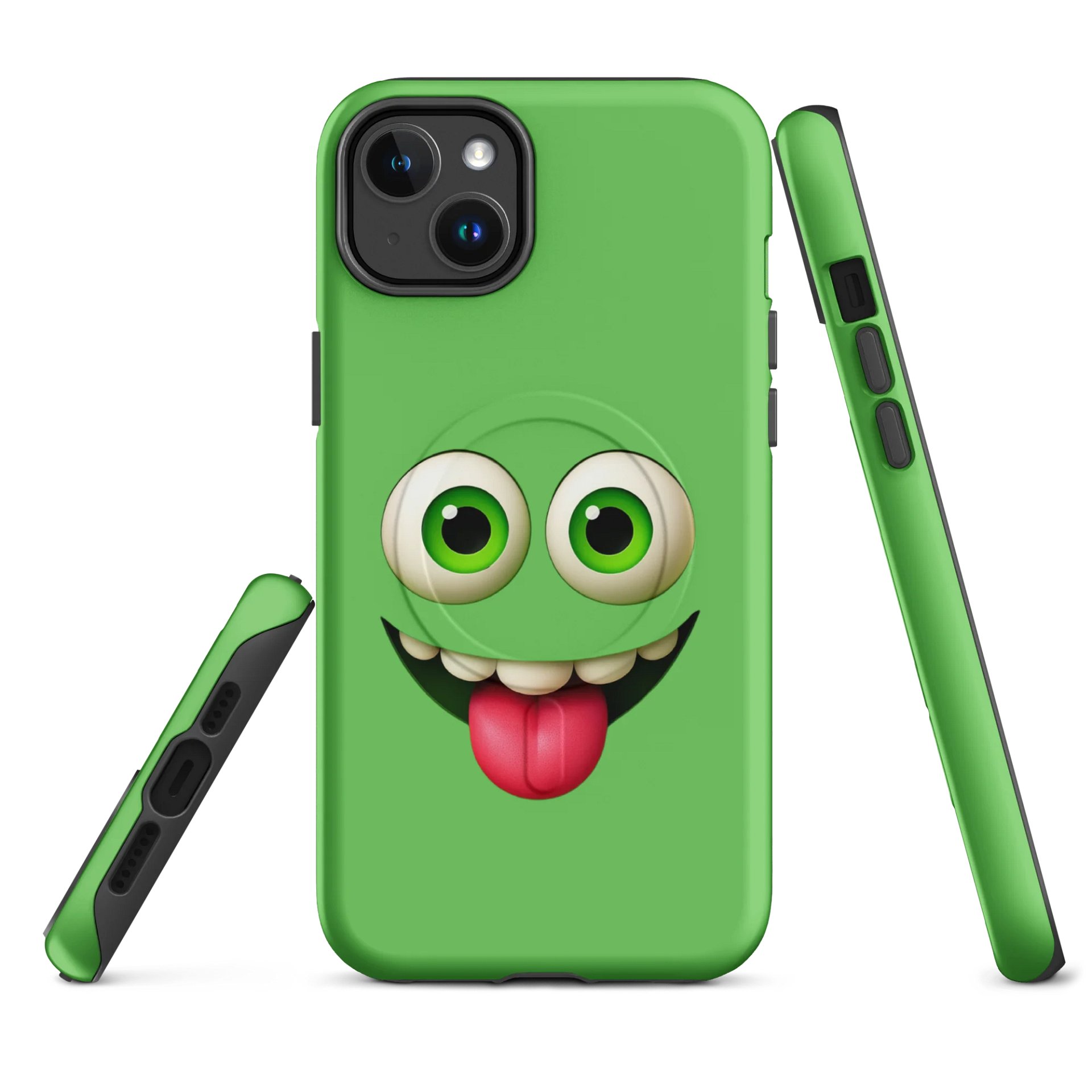 Cheeky Green Monster MagSafe® iPhone Case product image (2)